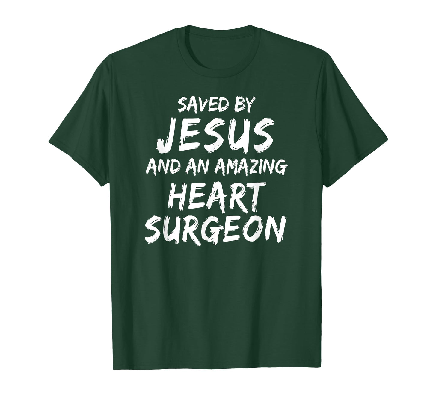 Heart Surgery Shirt Saved by Jesus Christian Medical Zipper T-Shirt