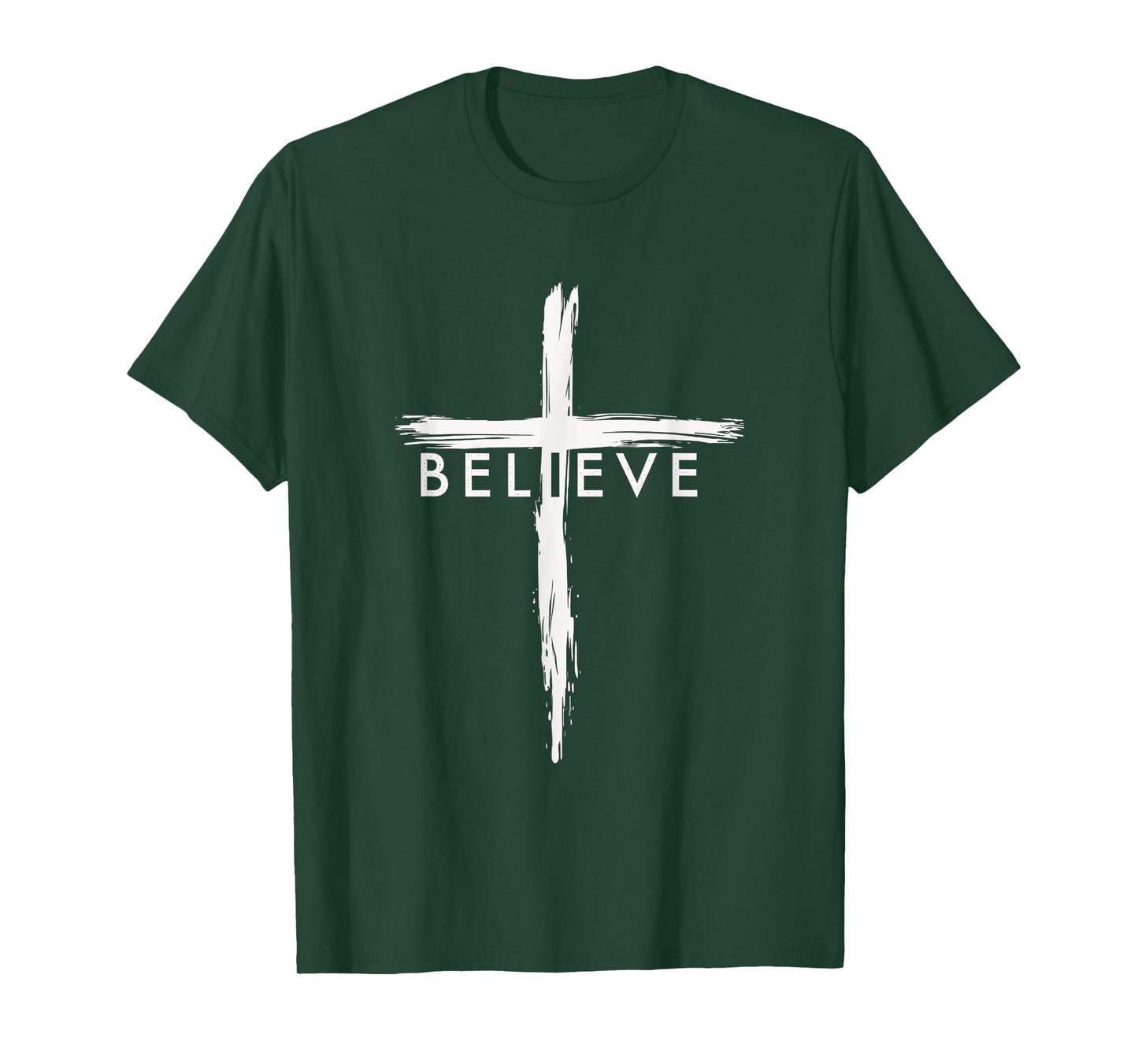 Believe Faith Cross Jesus Christ Spiritual T-Shirt