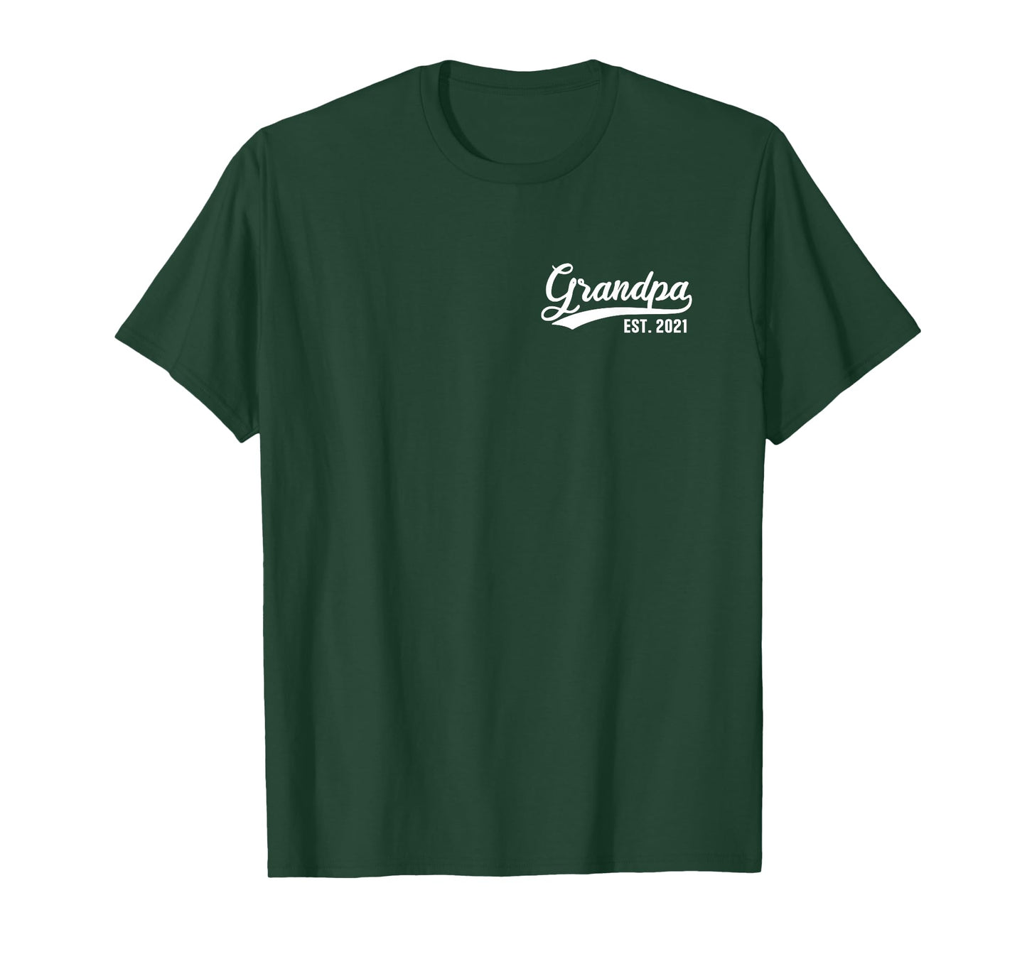 Grandpa 2021 Grandfather Est. 2021 Grandpa Est 2021 T-Shirt
