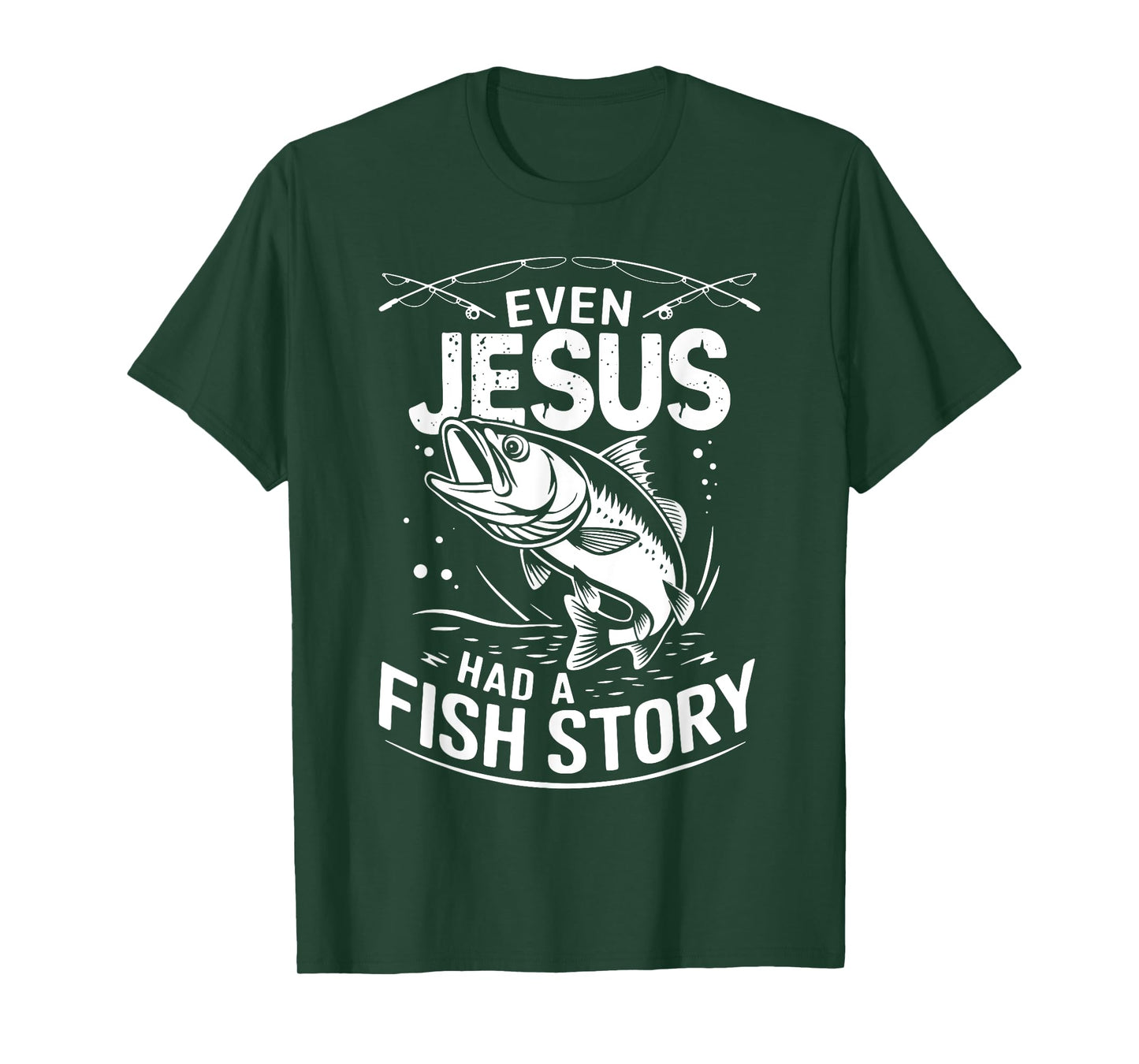 Funny Bass Fishing For Boys Men Dad Grandpa Fisherman T-Shirt