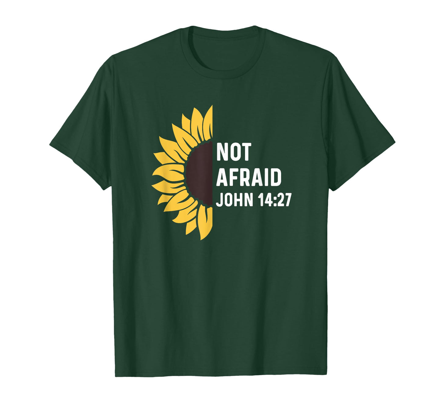 John 14:27 14 27 God Jesus Religious Quote Christian Cross T-Shirt