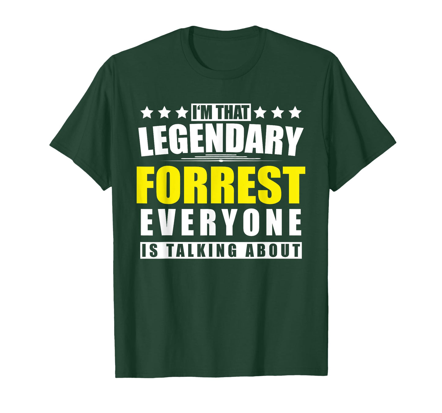 Name Forrest First Name Gifts - Funny Personalized Gift T-Shirt