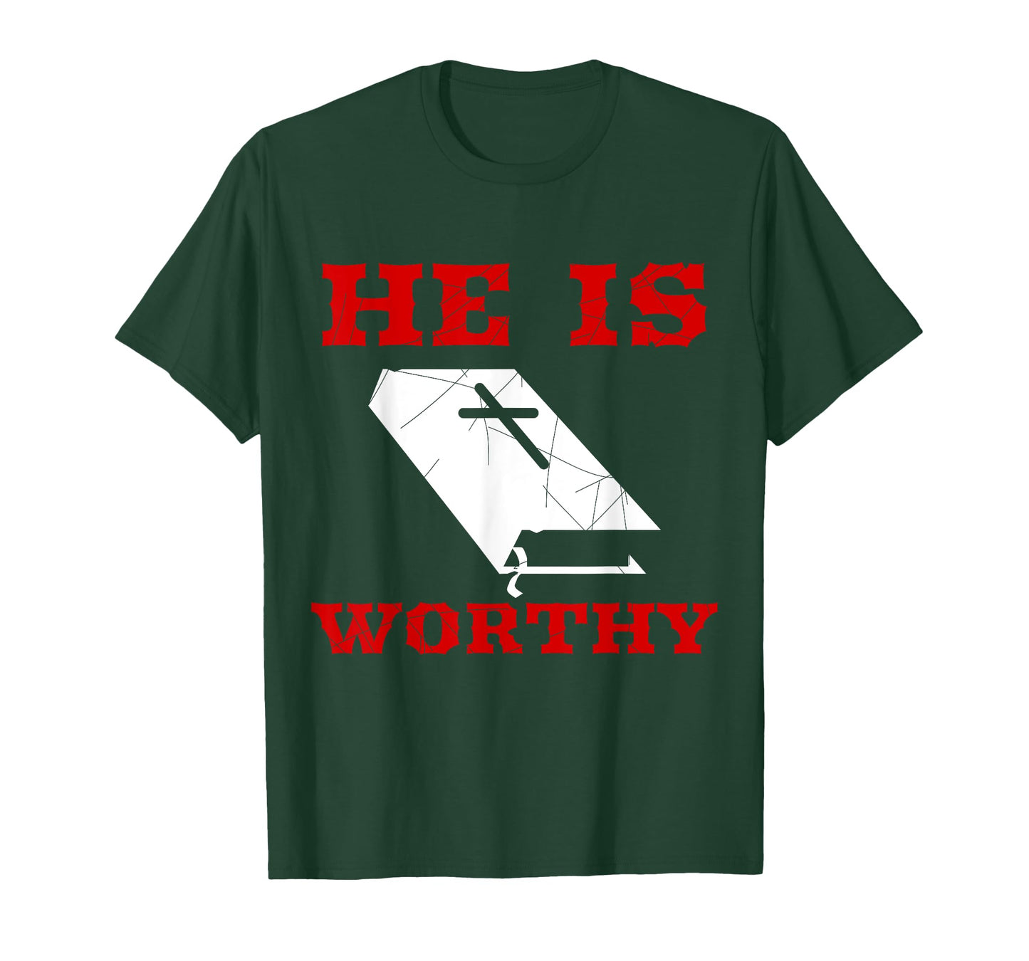 Christian Church Bible Scripture He is Worthy T-Shirt