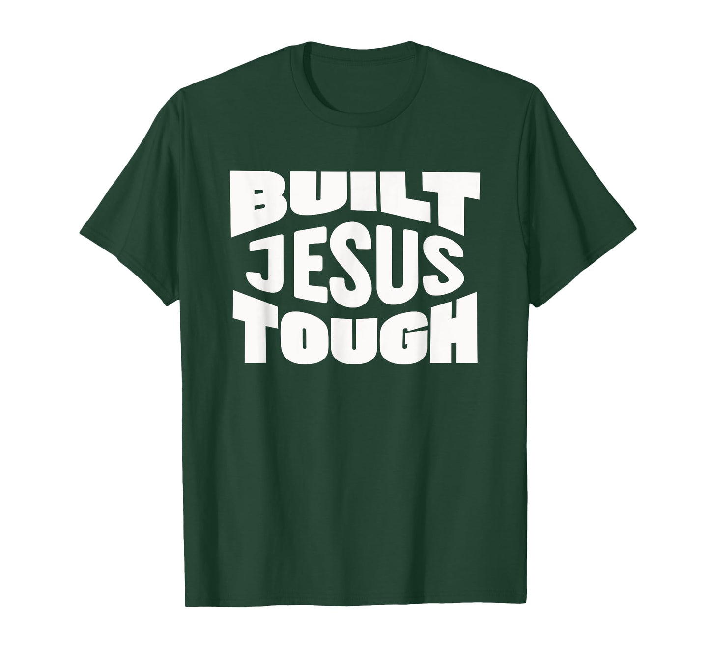 Built Jesus Tough Christian Preacher Pastor Church Family T-Shirt