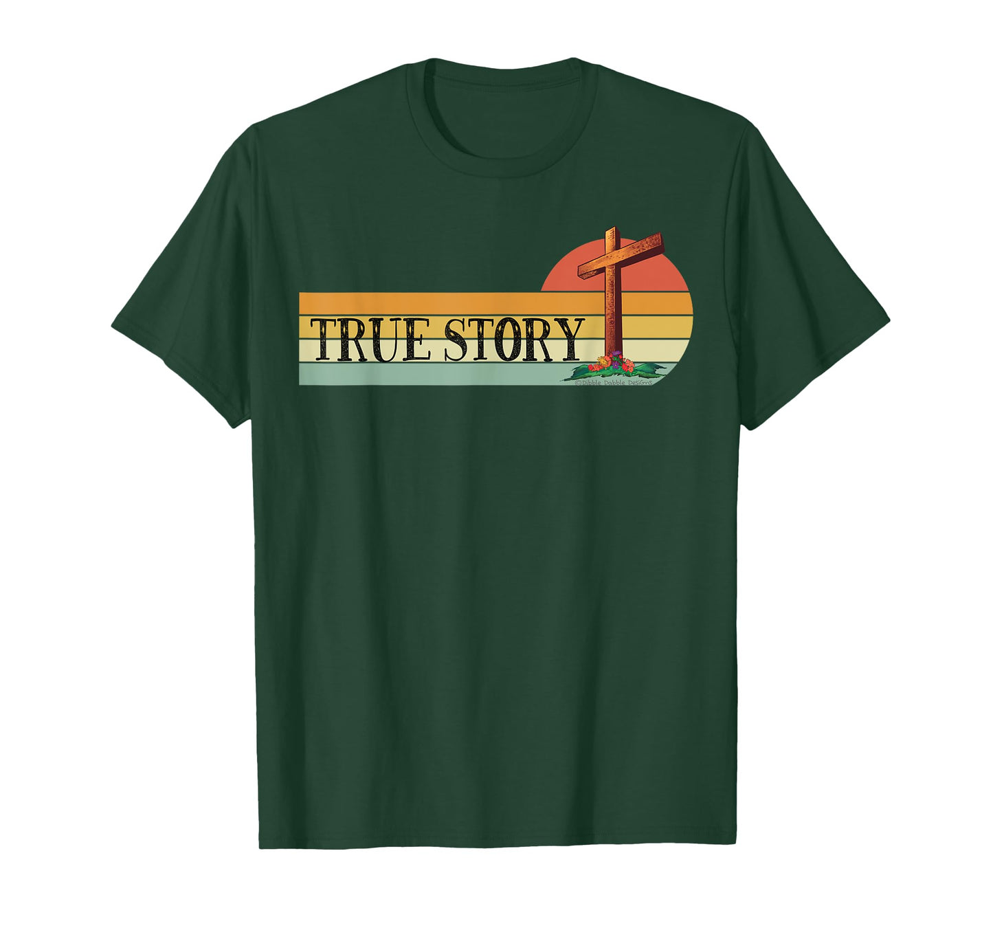 Jesus Cross TRUE STORY Easter and Christian Bible T-Shirt