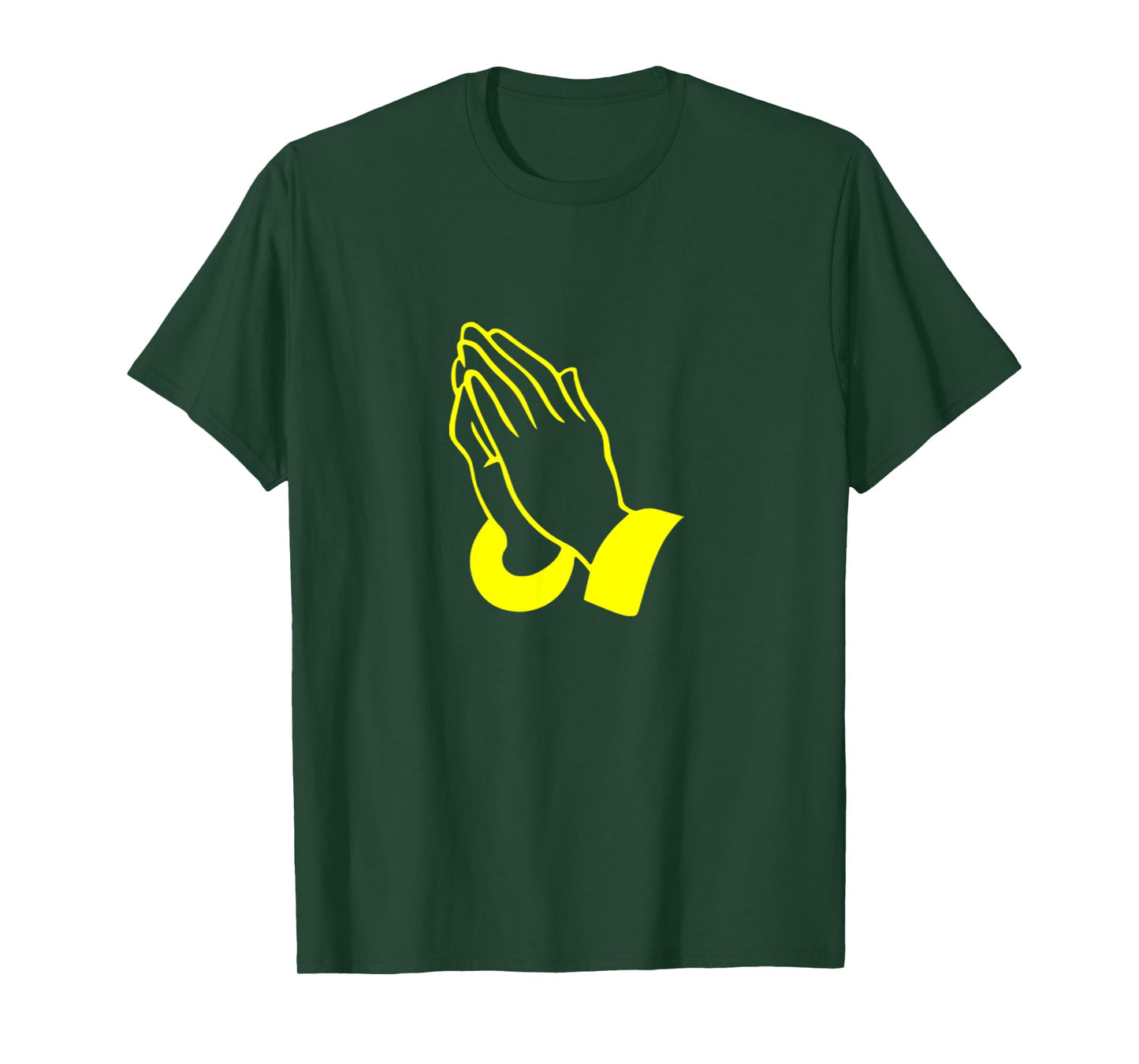 PRAYING HANDS GOD JESUS Print T-Shirt