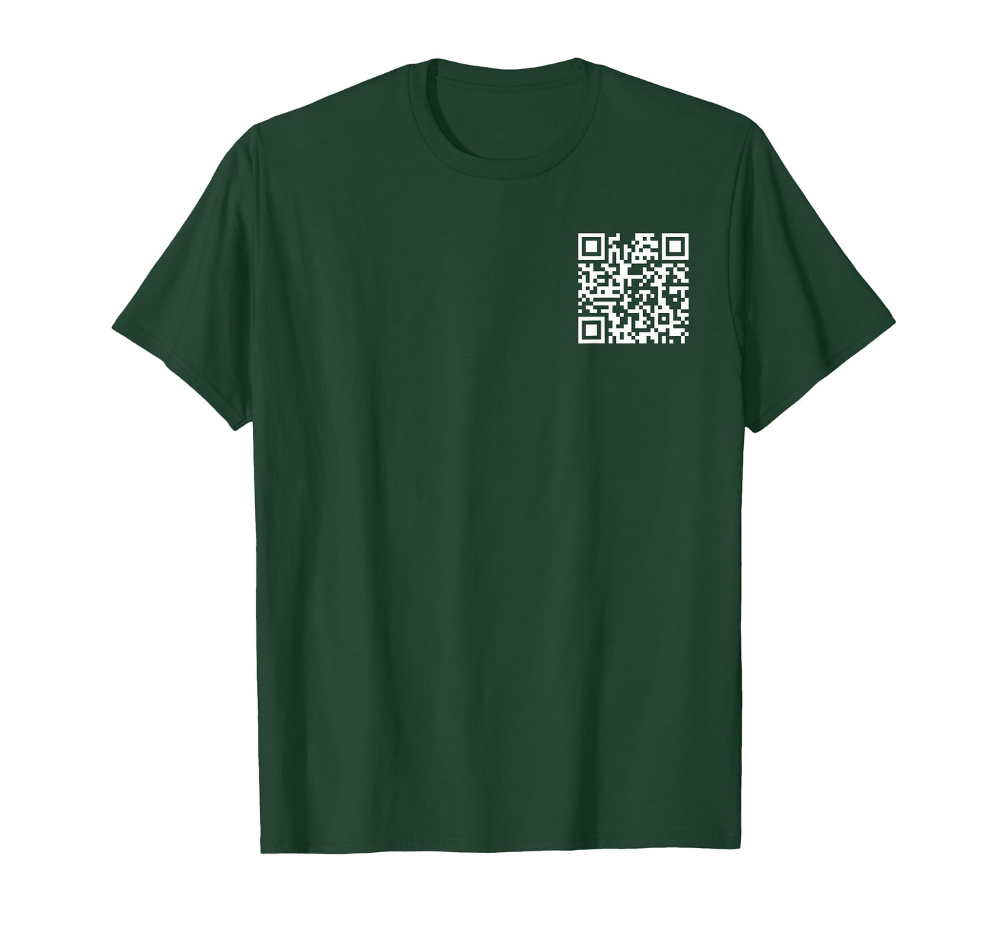 (2 SIDES) Funny QR Fck You Code Middle Finger Saying Quote T-Shirt