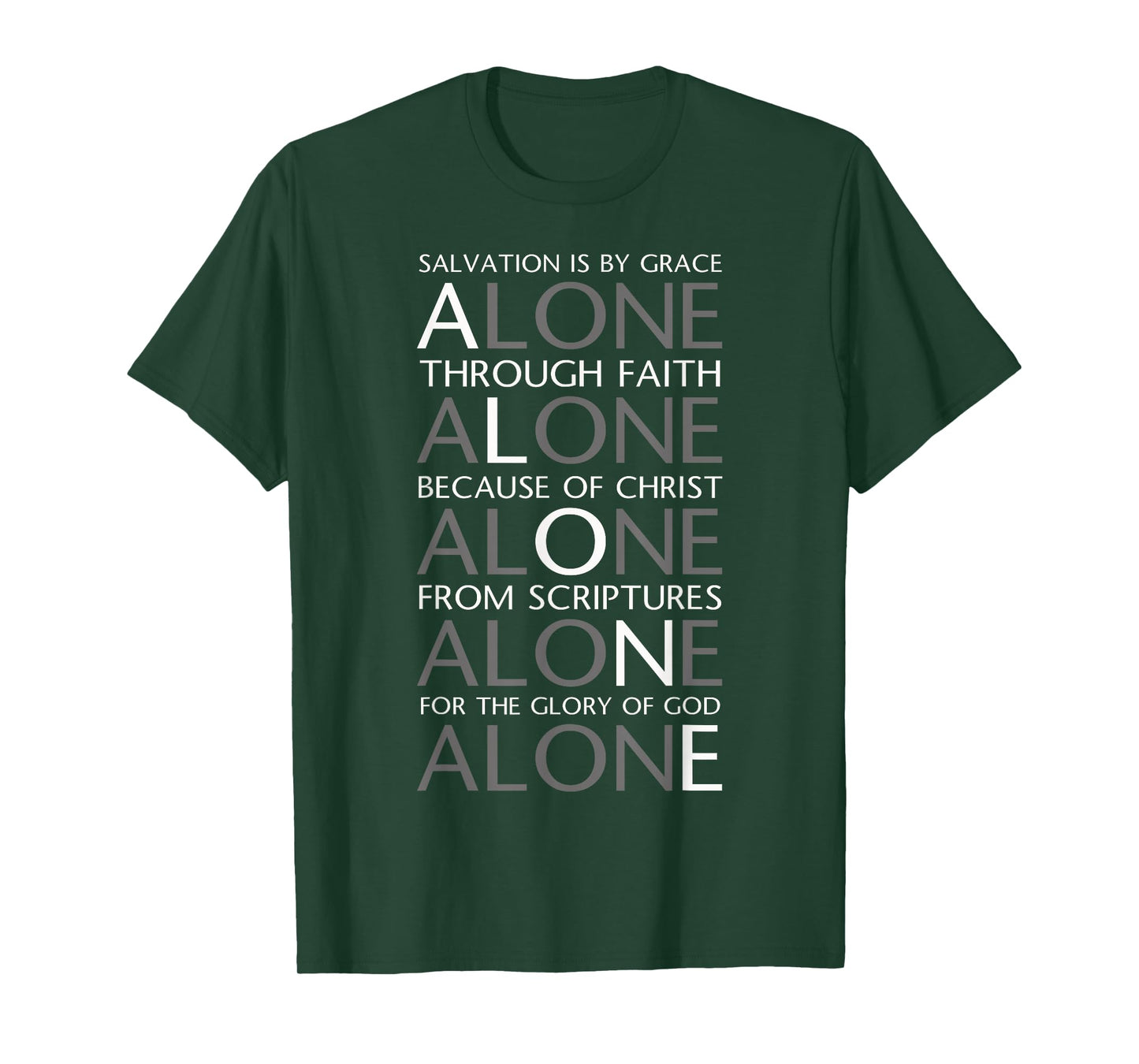 Five Solas of the Reformation T-Shirt