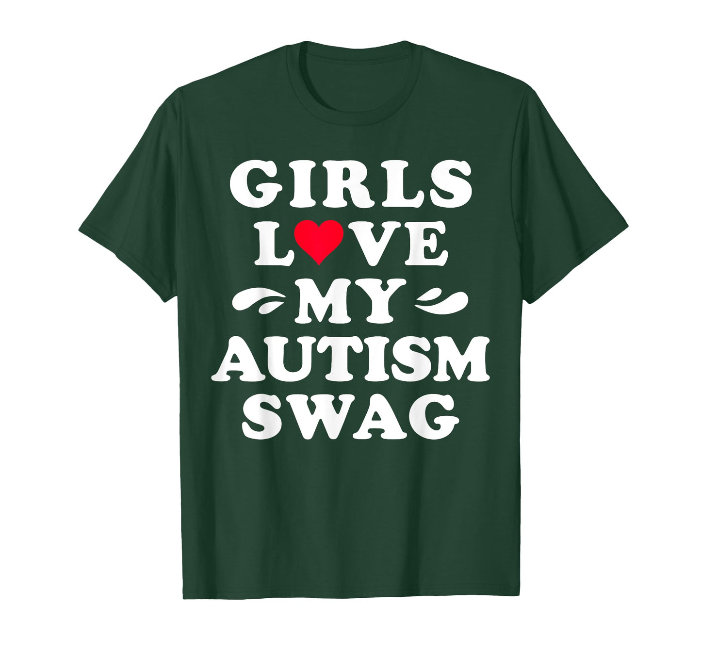 Funny Autism Shirt Boys Girls Love My Autism Swag Autistic T-Shirt