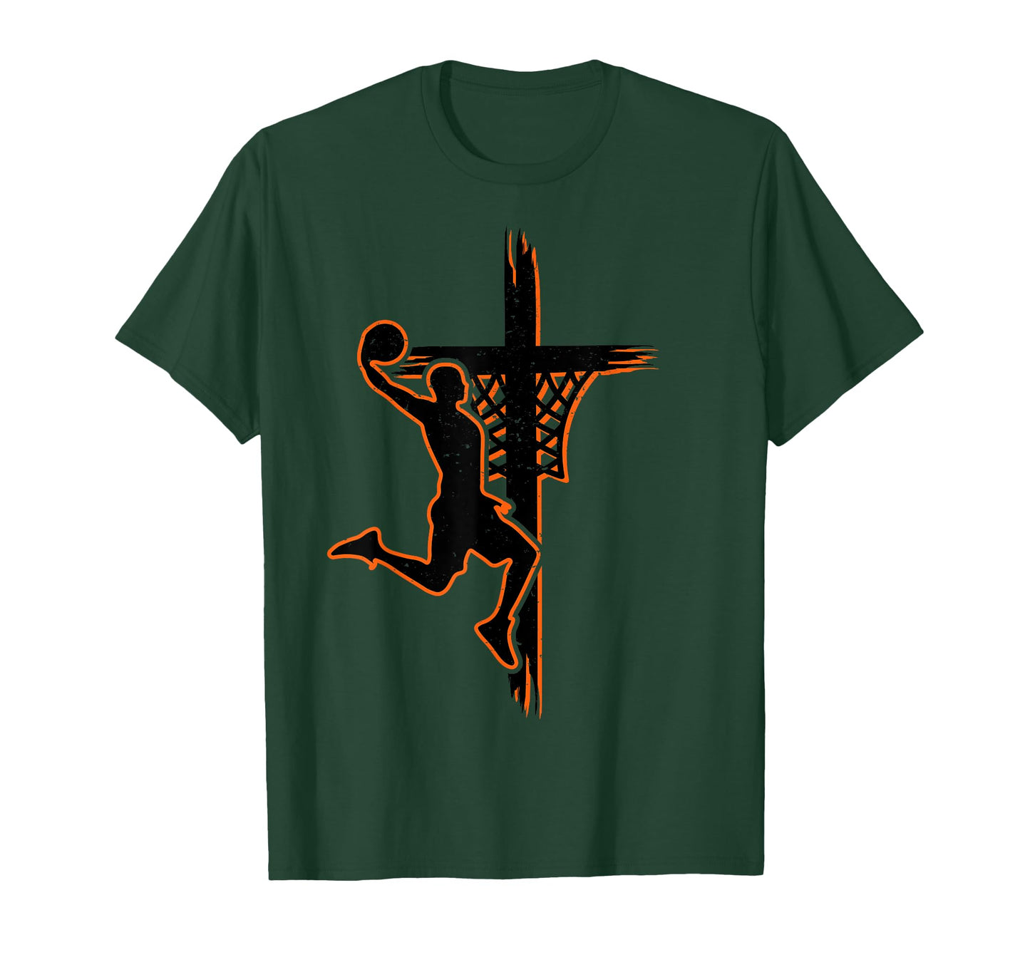 Christian basketball jesus christ basketball religious funny T-Shirt