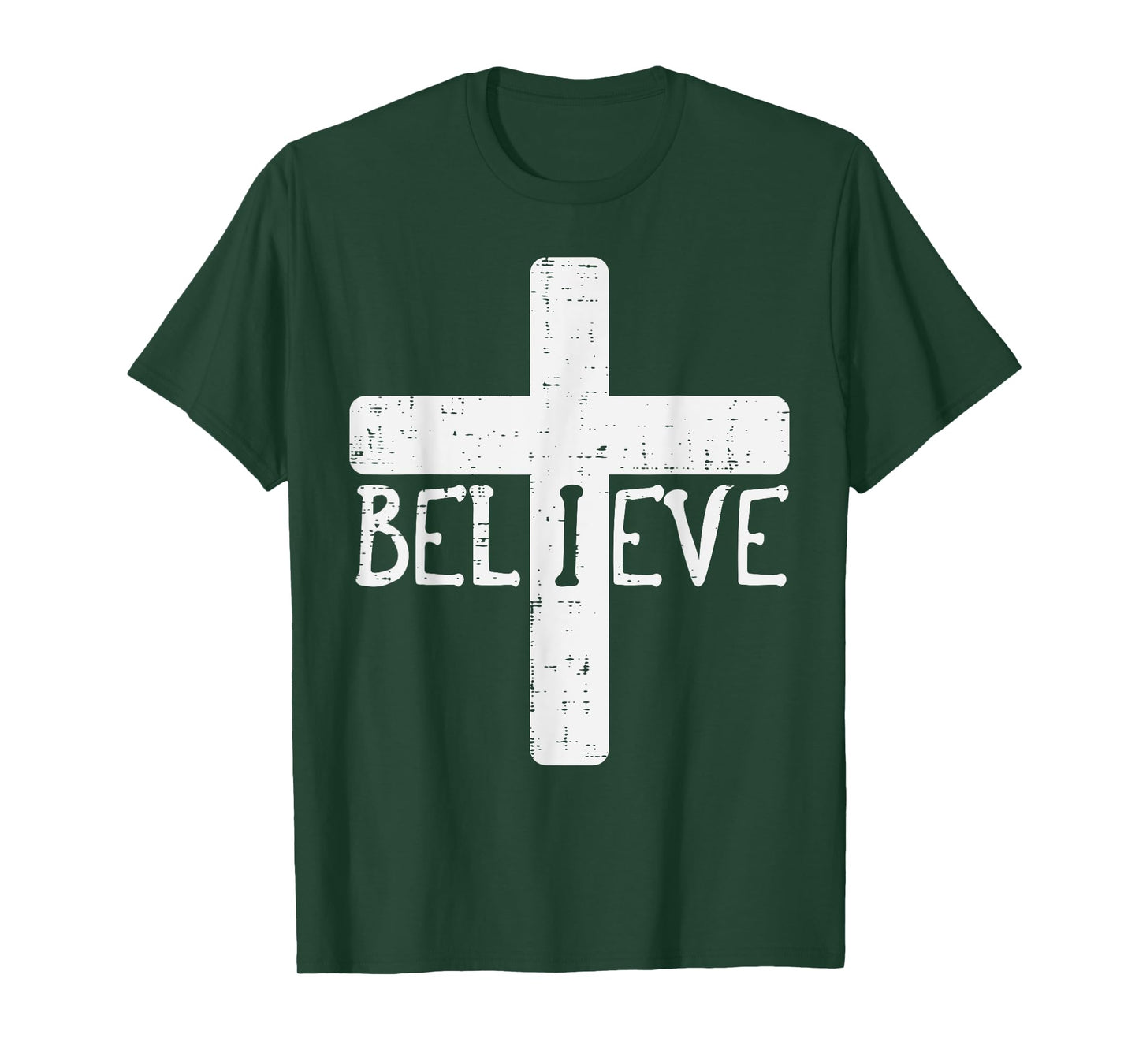 I Believe Cross God Jesus Faith Christian Men Women Kids T-Shirt