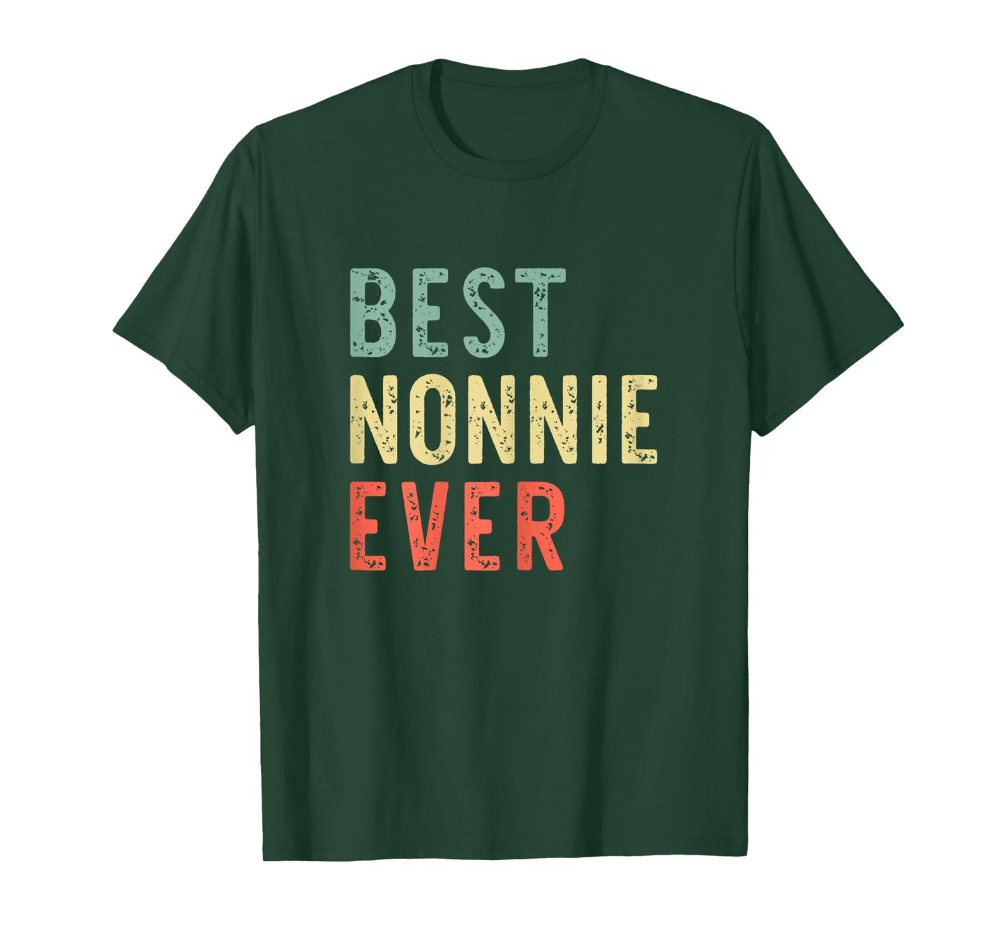 Best Nonnie Ever Family Funny Vintage Retro T-Shirt