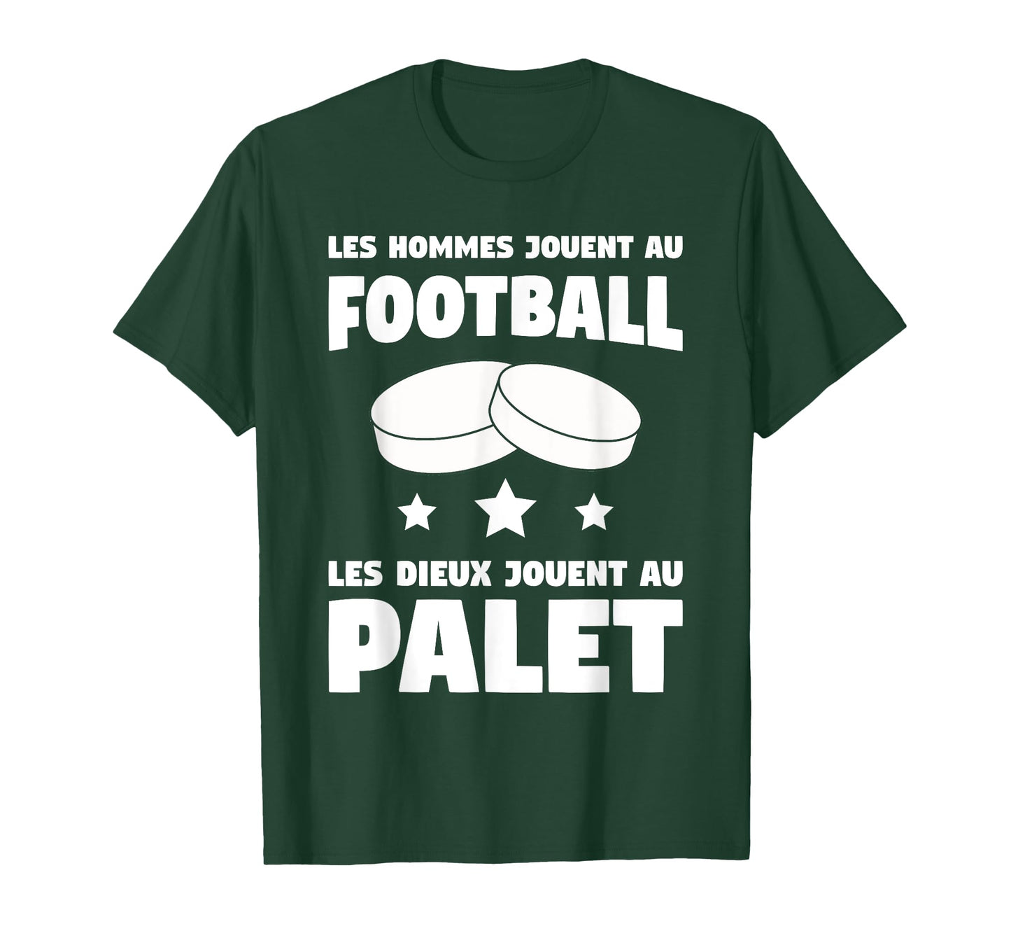 Humour Player Puck | Man Quote Football God Palet T-Shirt