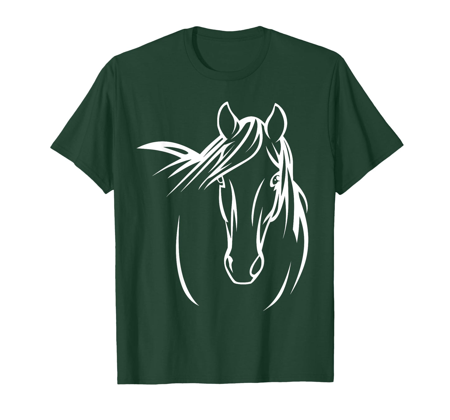 Elegant Horse Silhouette Graphic Art Design for Horse Lovers T-Shirt
