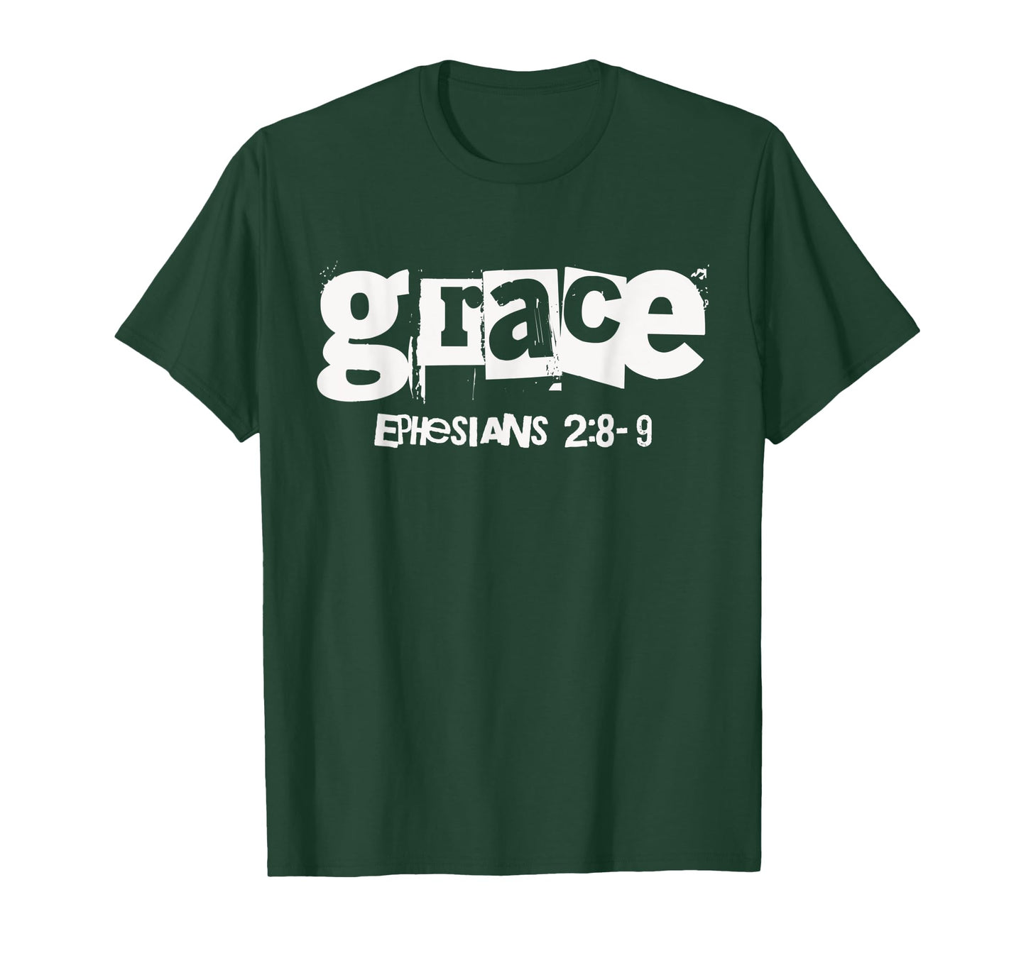 Grace (Ephesians 2:8-9) Christian Streetwear Bible Verse T-Shirt