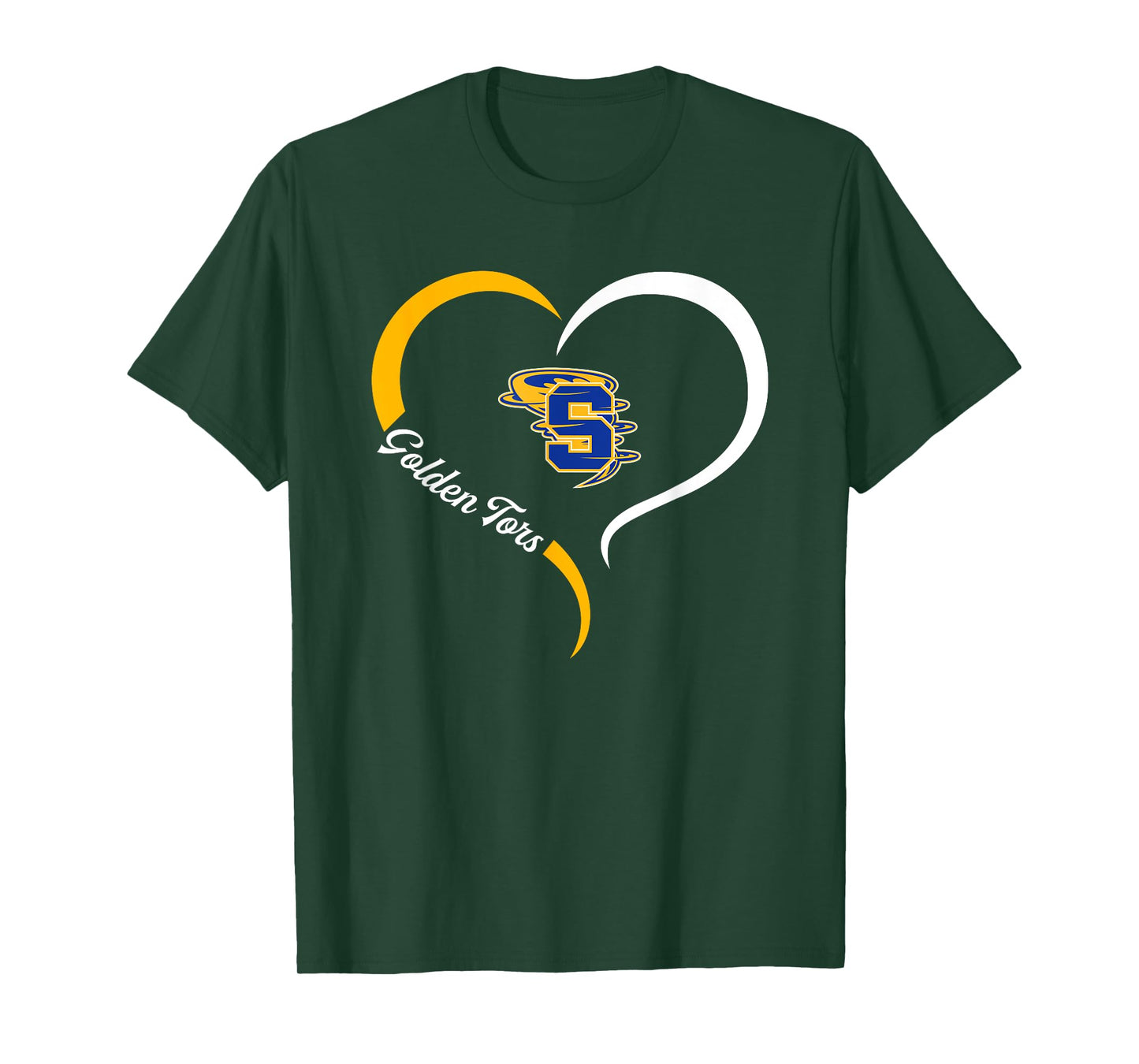 Sulphur Golden Tors Logo Half Heart Slogan HS T-Shirt