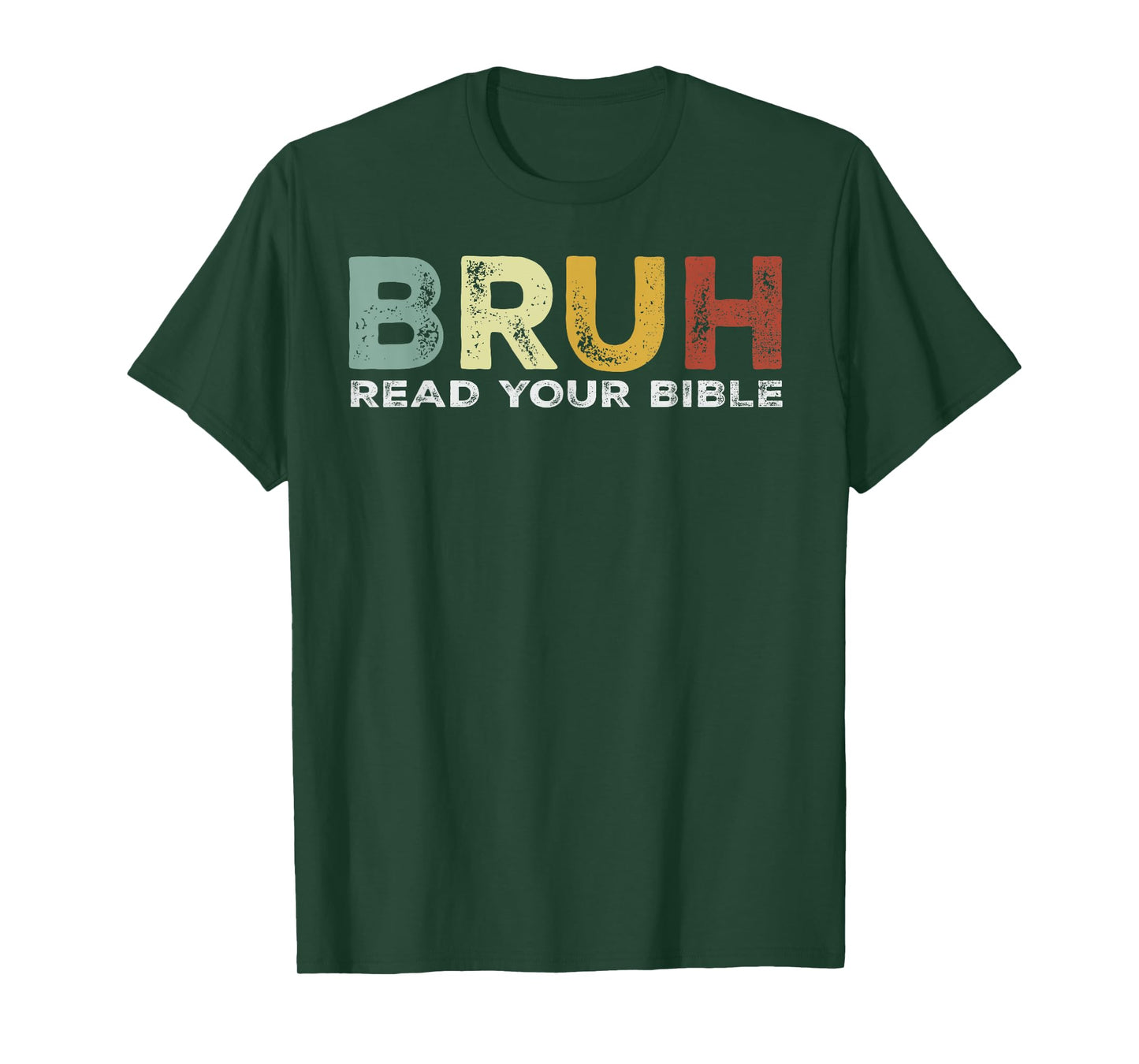 Bruh Meme Read Your Bible God Funny Modern Christian Church T-Shirt