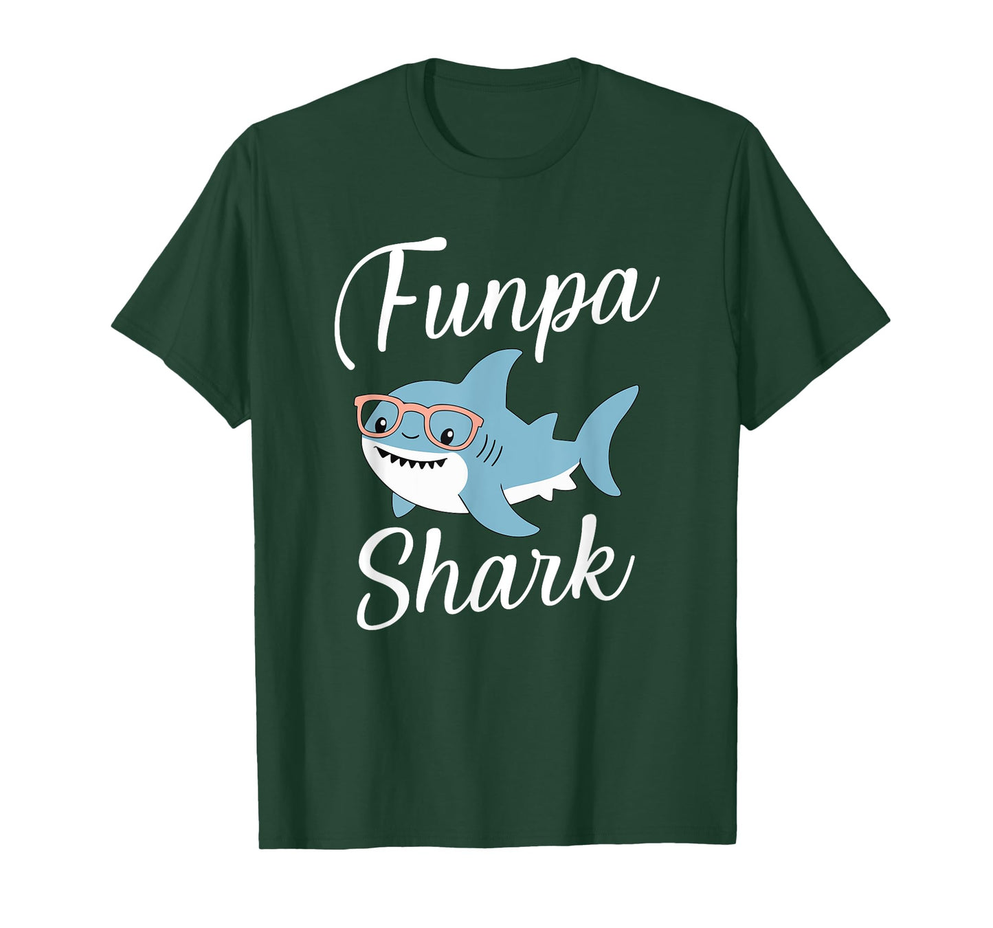 Funpa Shark Funny Matching Family Grandpa T-Shirt
