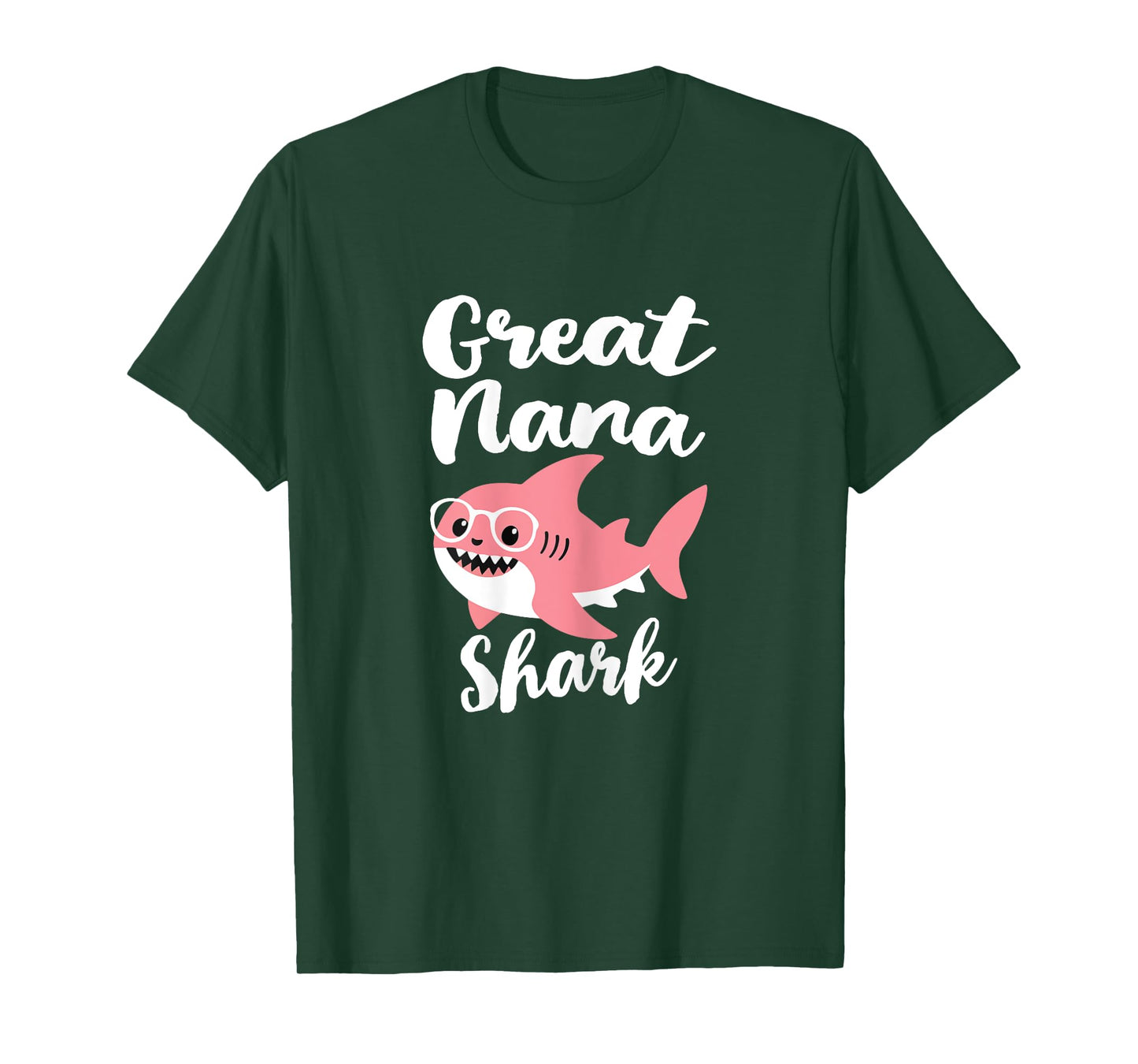 Great Nana Shark Mother's Day Grandma Funny T-Shirt