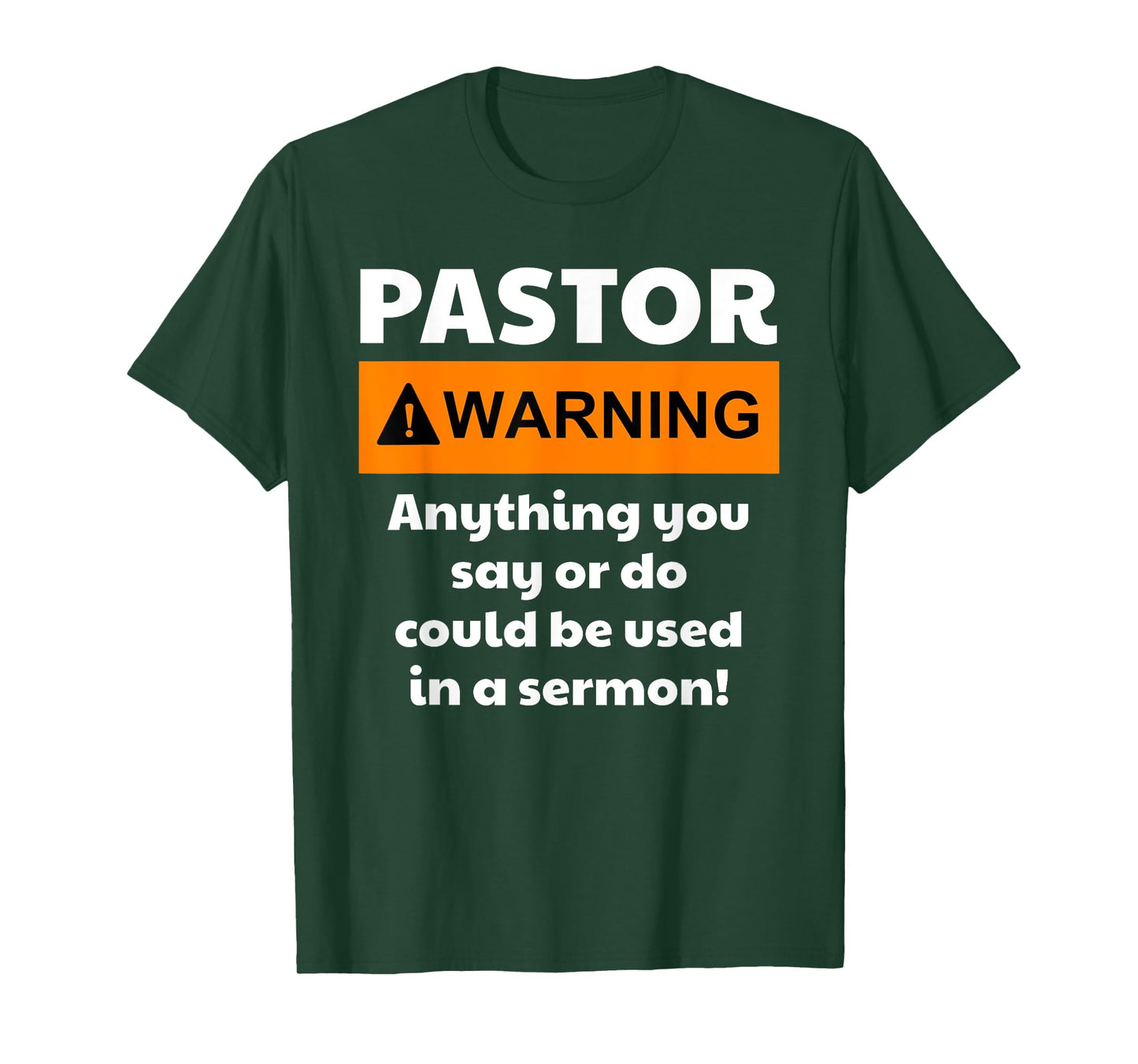 Funny Pastor - Warning I Might Put You In A Sermon T-Shirt