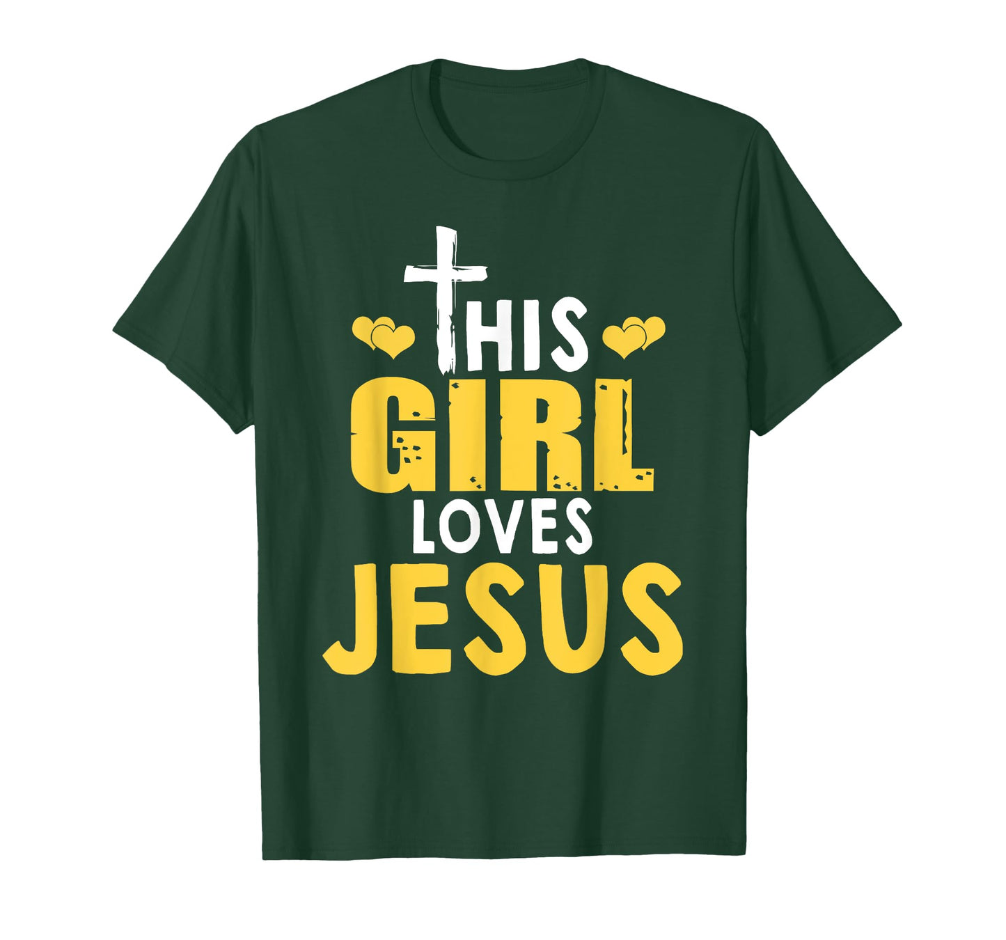 This Girl Loves Jesus Christians Women Faith in Christ T-Shirt