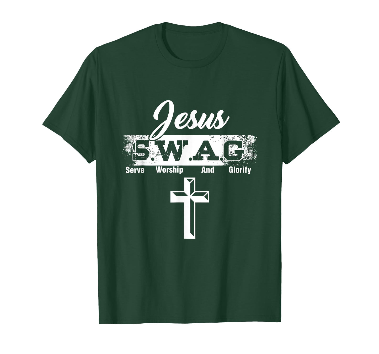 Jesus Believer God Worshiper SWAG Serve Worship And Glorify T-Shirt