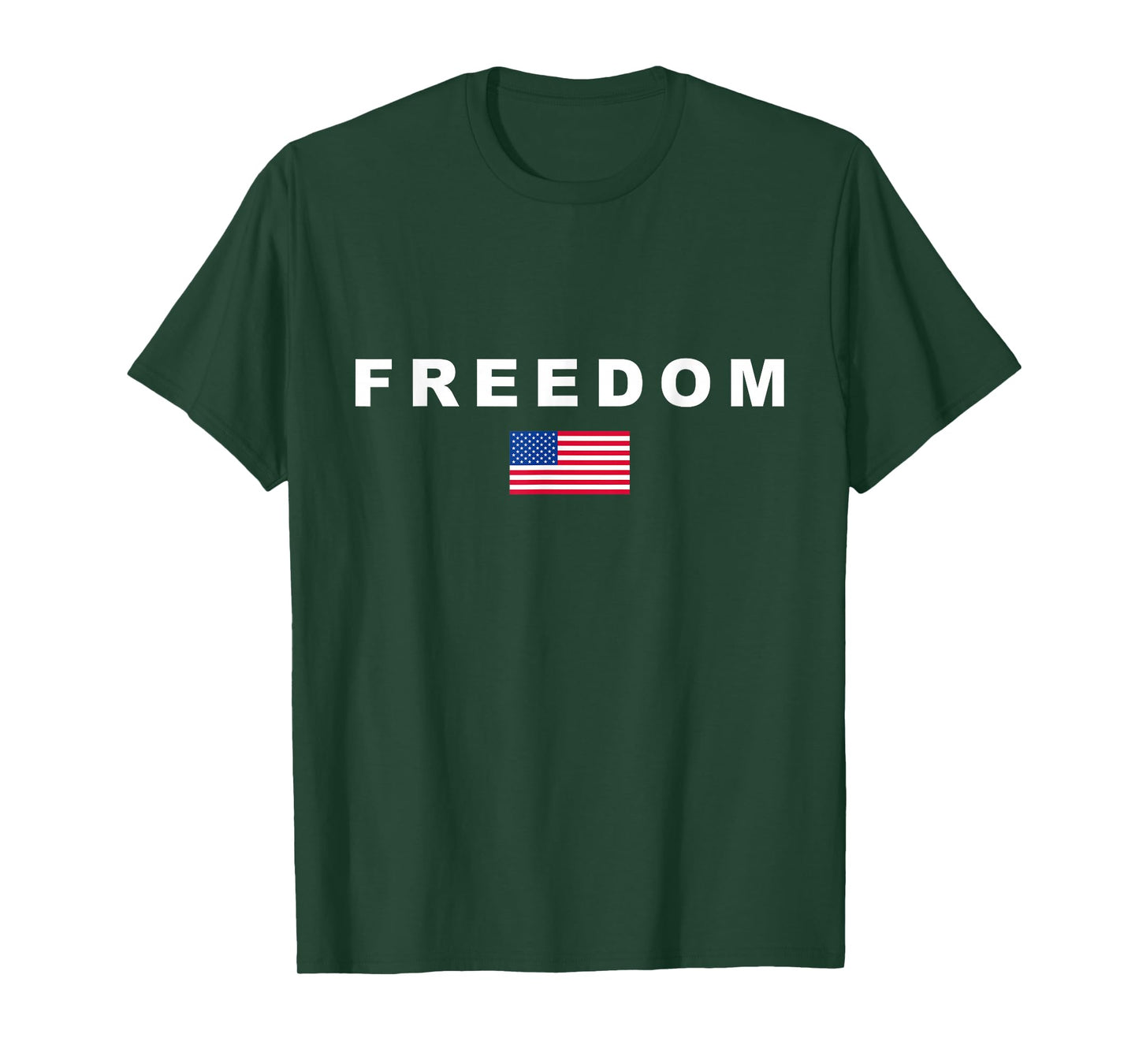 Freedom American Flag Patriotic Conservative USA T-Shirt