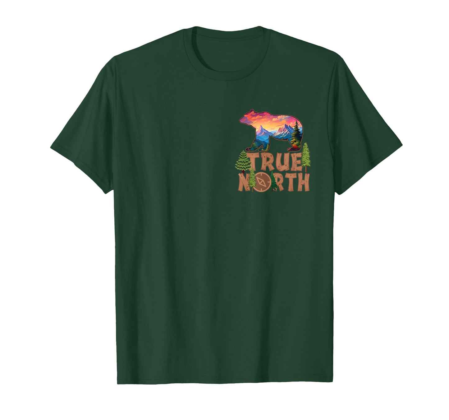 Trusting Jesus In A Wild World VBS 2025 True North 2 Sided T-Shirt