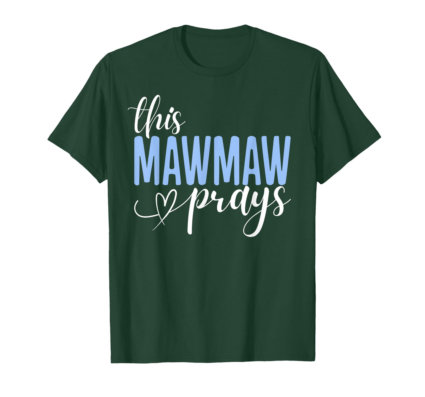 This Mawmaw Prays Perfect Christian Mawmaw T-Shirt