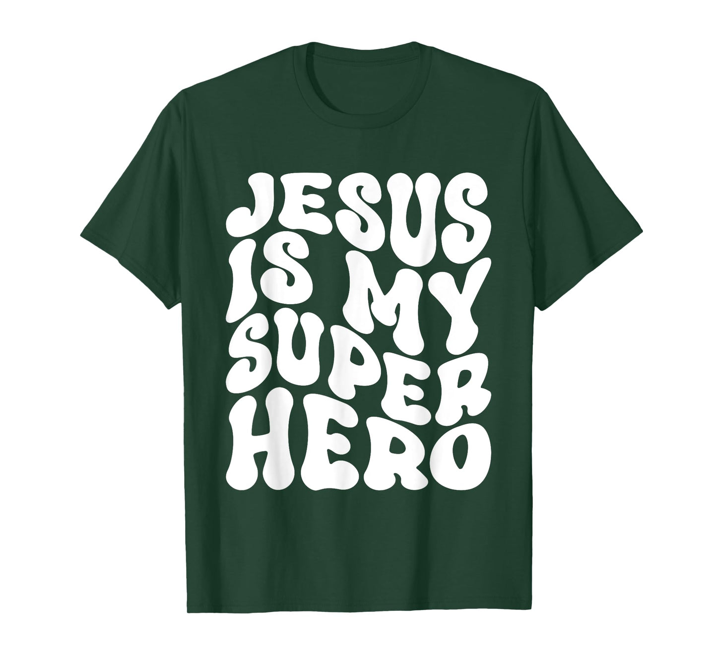 Jesus is My Superhero - Christian Religious T-Shirt
