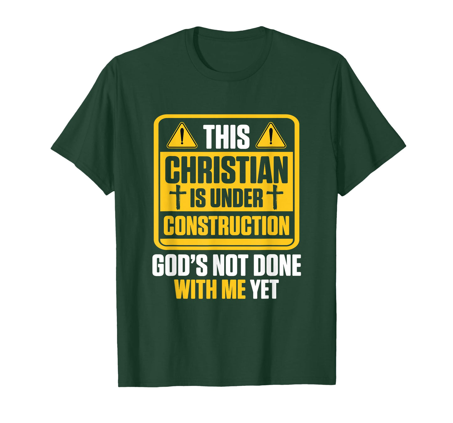 Christ in Arbeit Parrier Gott ist noch nicht fertig mit mir T-Shirt