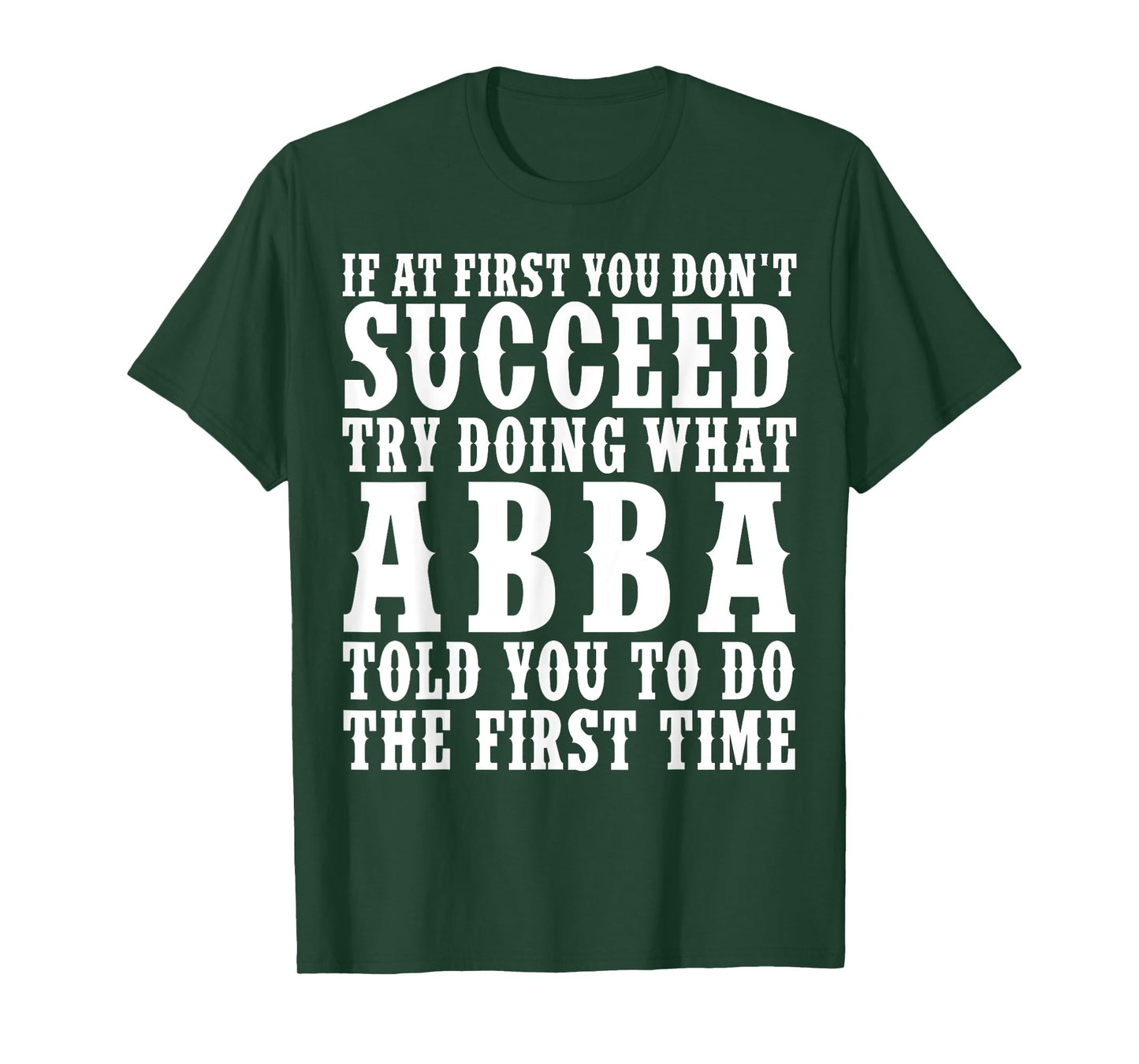 Funny Abba Name Surname Funny Abba Birthday Joke Gifts T-Shirt