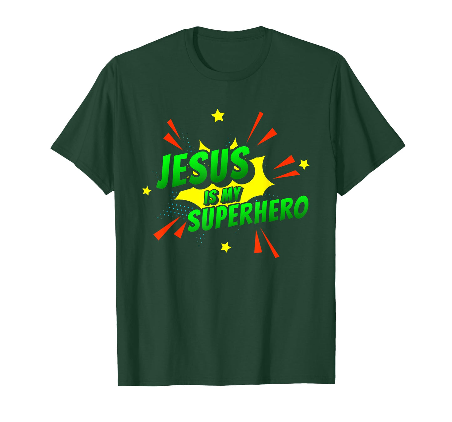 Jesus Is My Superhero - Christian Religious T-Shirt