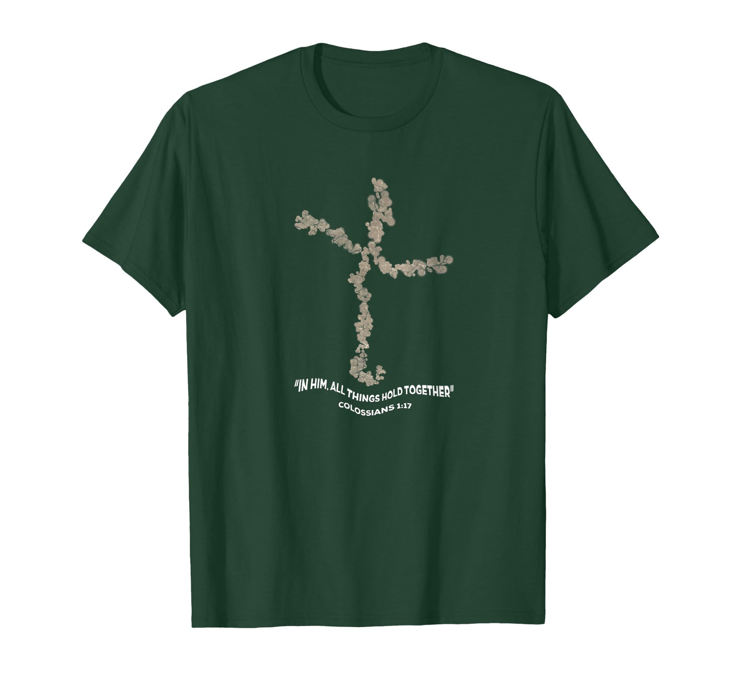Laminin Christian Jesus Cross T-Shirt
