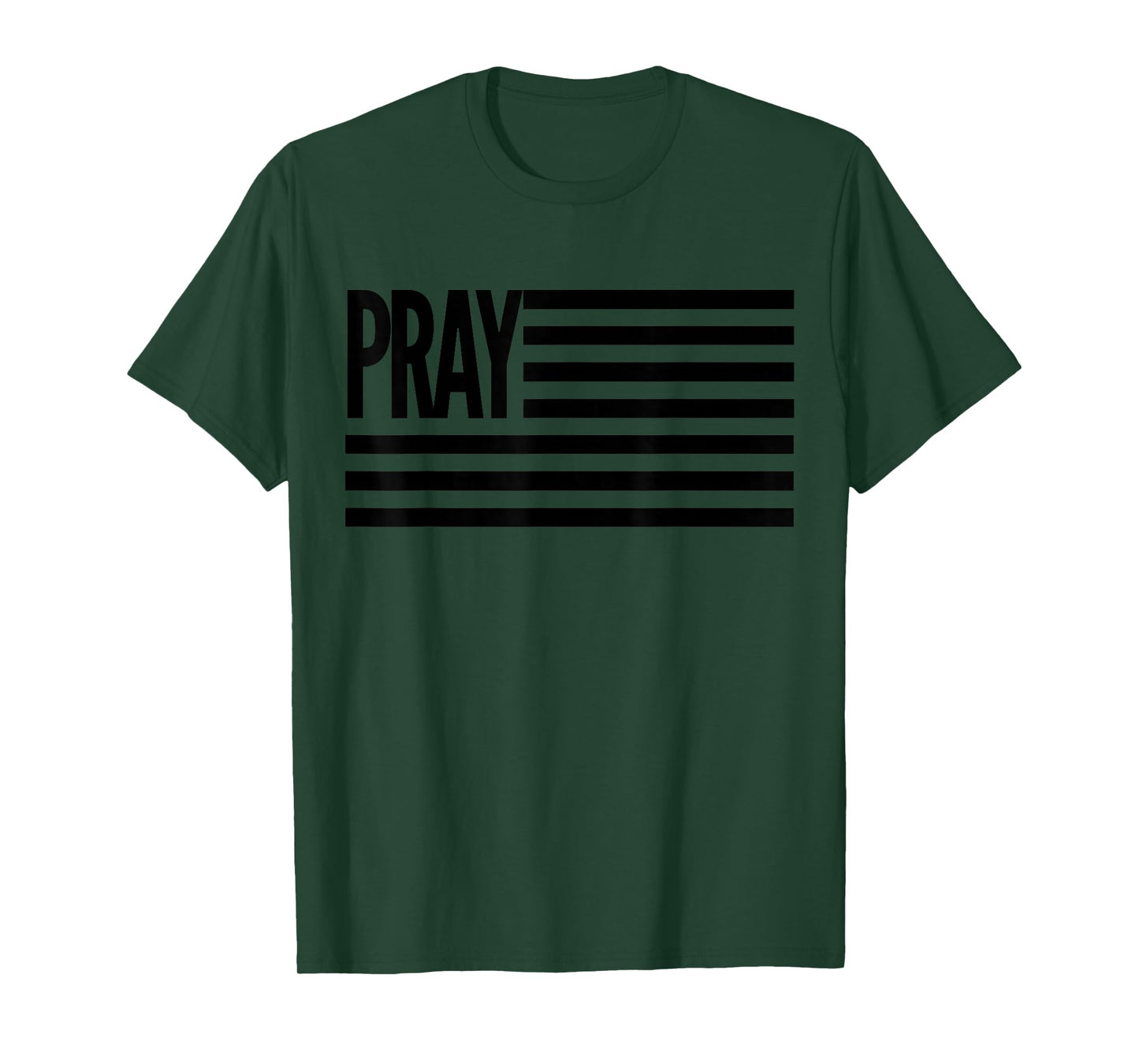 National Day of Prayer American Flag Patriotic Pray Design T-Shirt