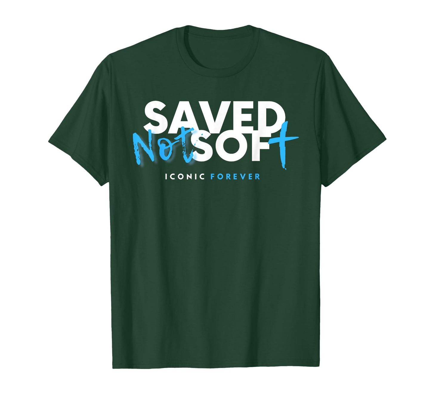 Saved, Not Soft, Saved by Grace, Christian, Gospel, Jesus T-Shirt