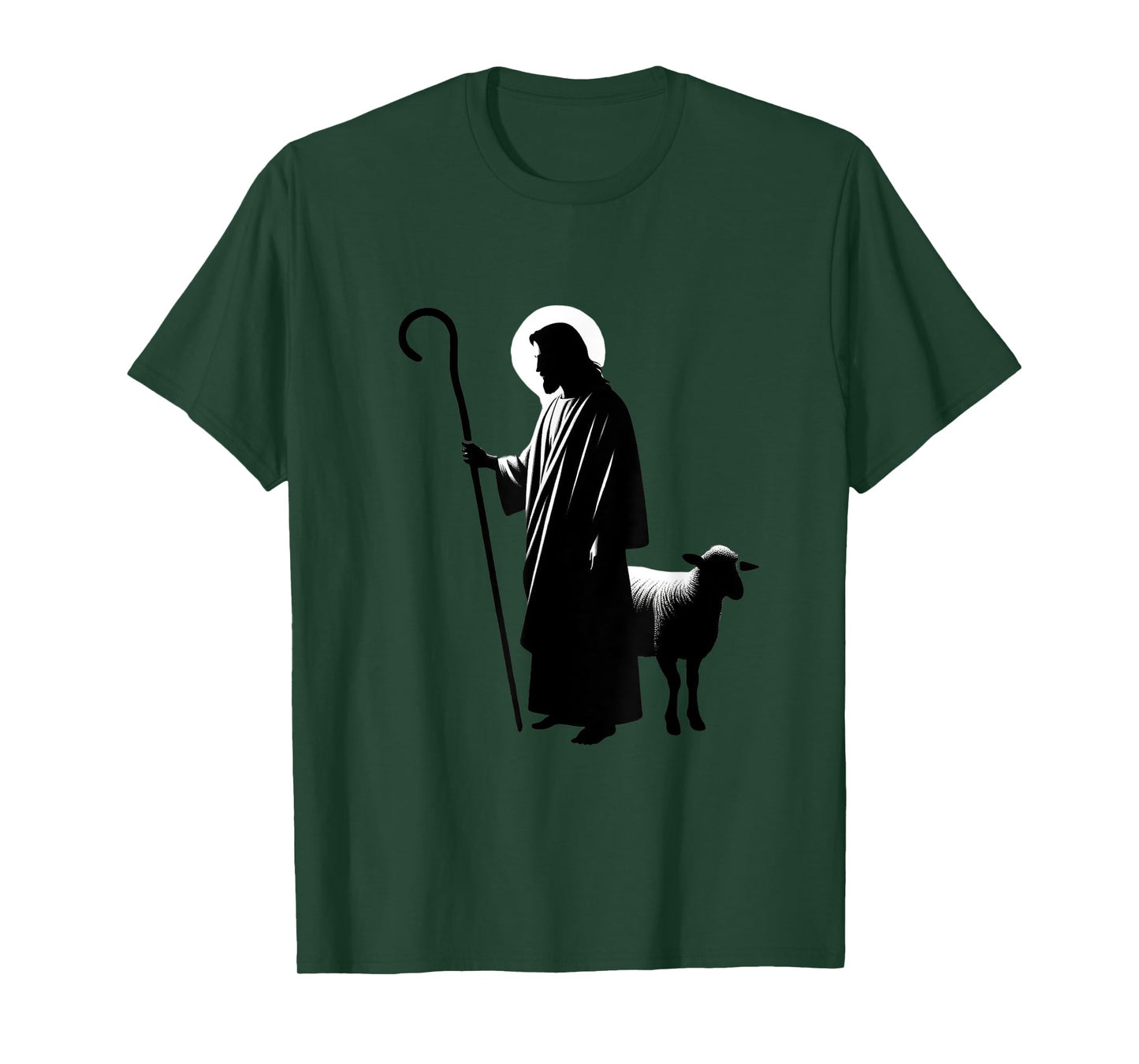 Christian Faith Jesus the Good Shepherd Lamb T-Shirt