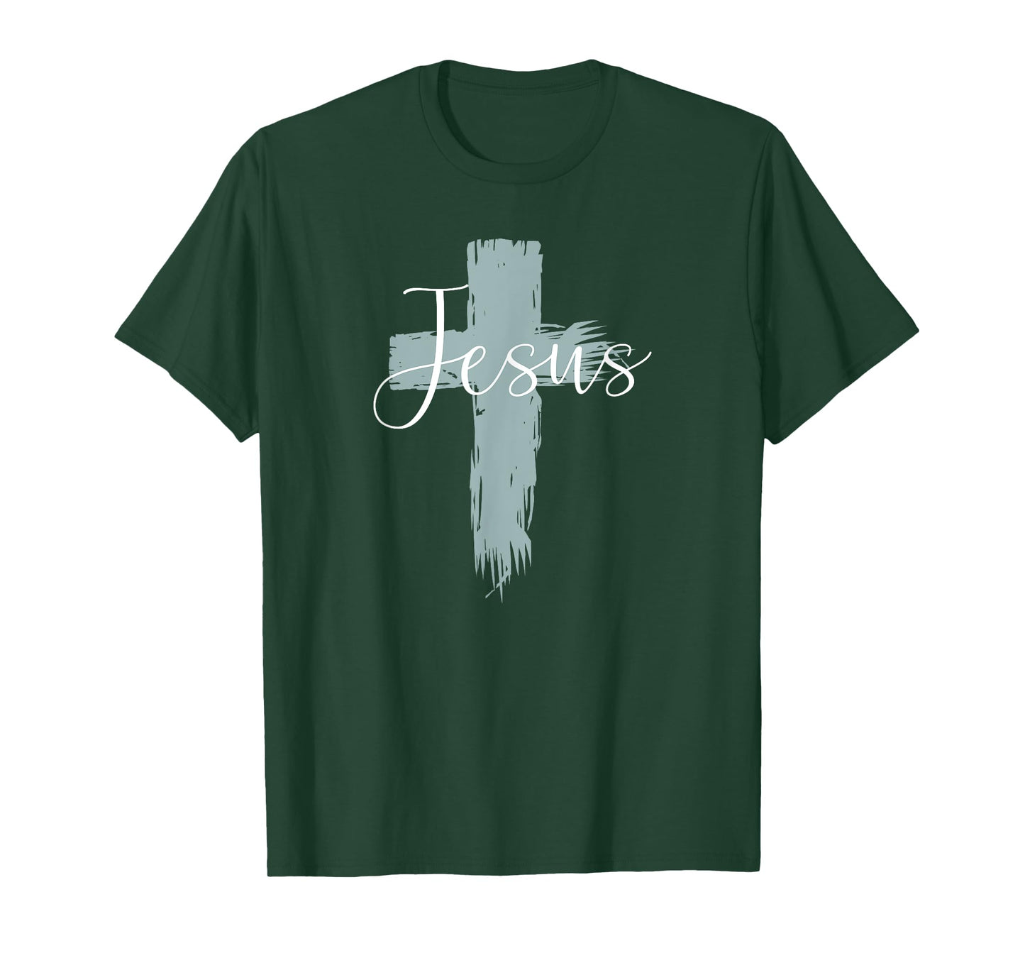 Jesus On Cross Paint Cool Religion God Faith Christian Gift T-Shirt