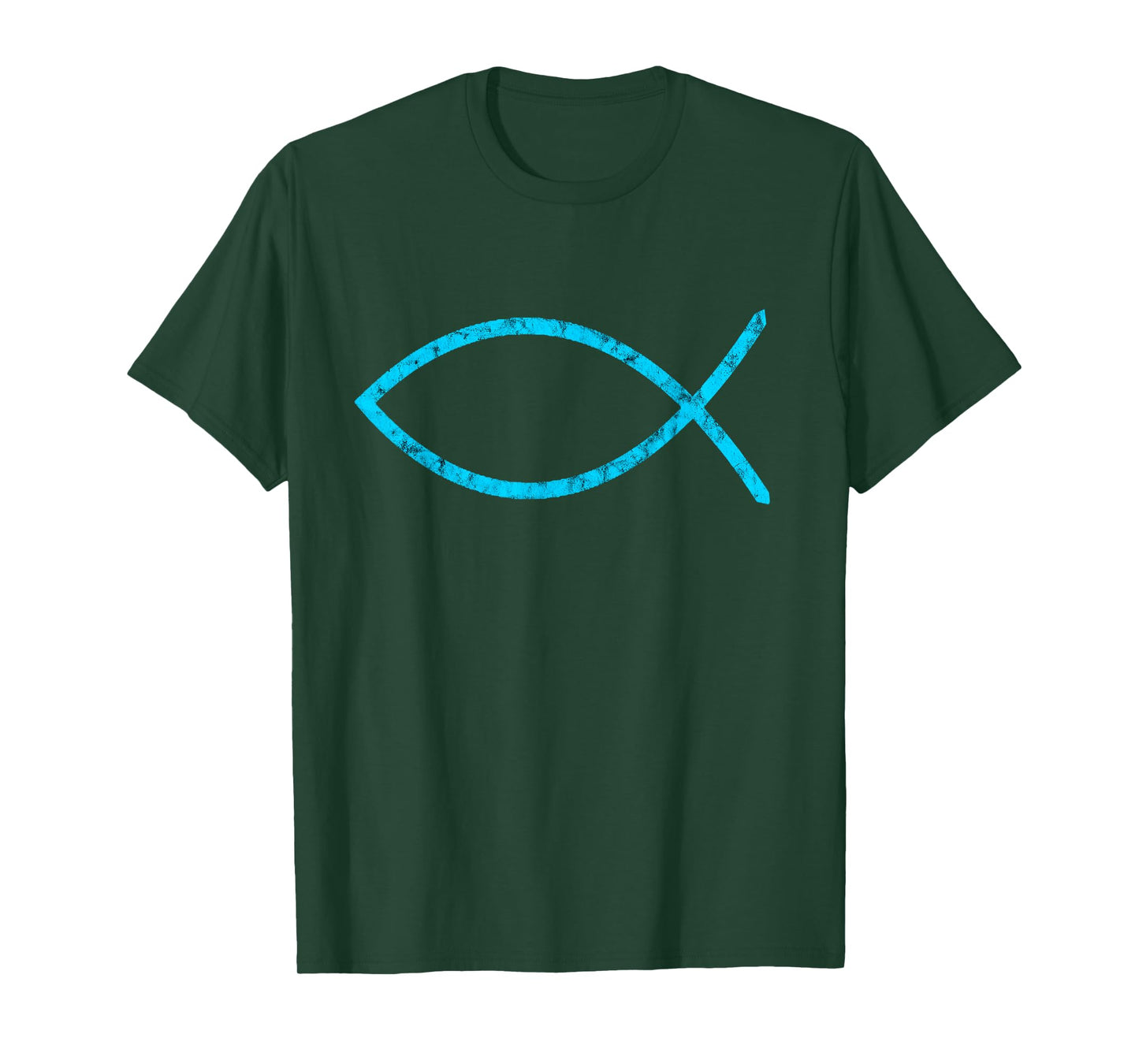 Jesus Fish Ichthus Ichthy Emblem Christian Faith Symbol T-Shirt