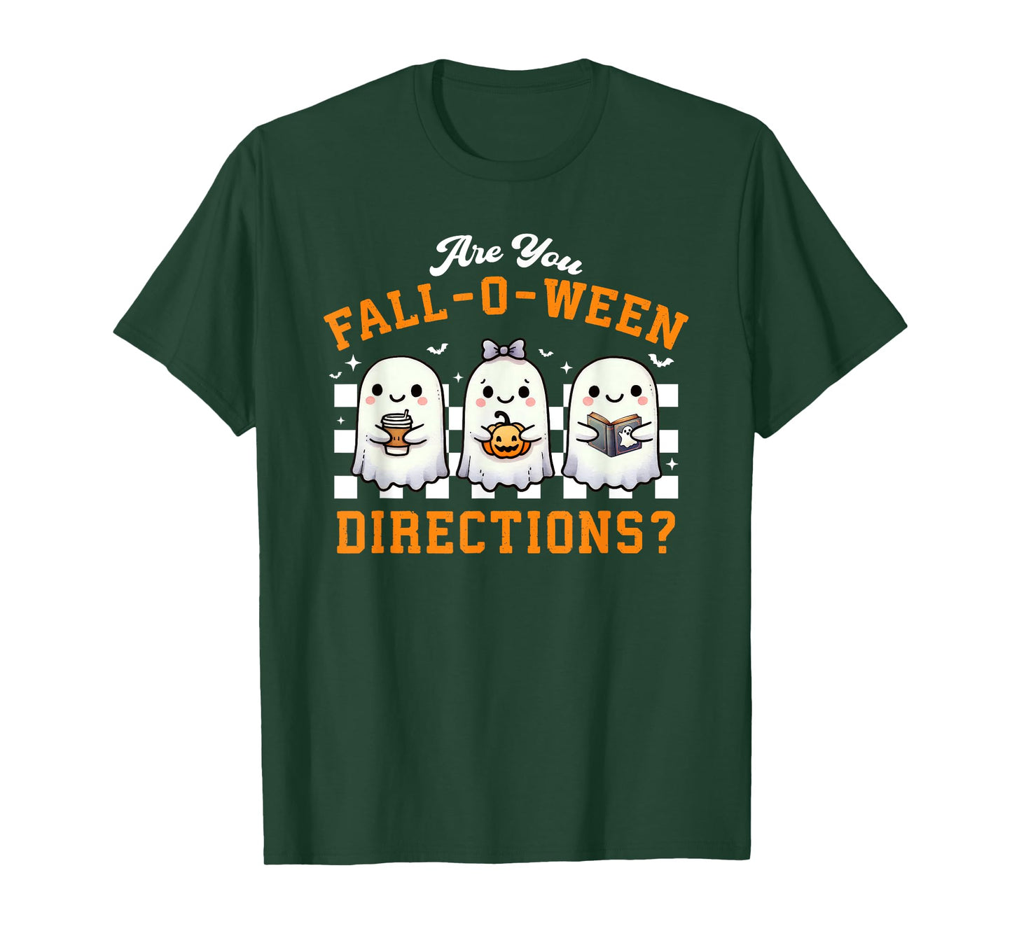 Are You Fall-O-Ween Directions Ghost Christian Halloween T-Shirt
