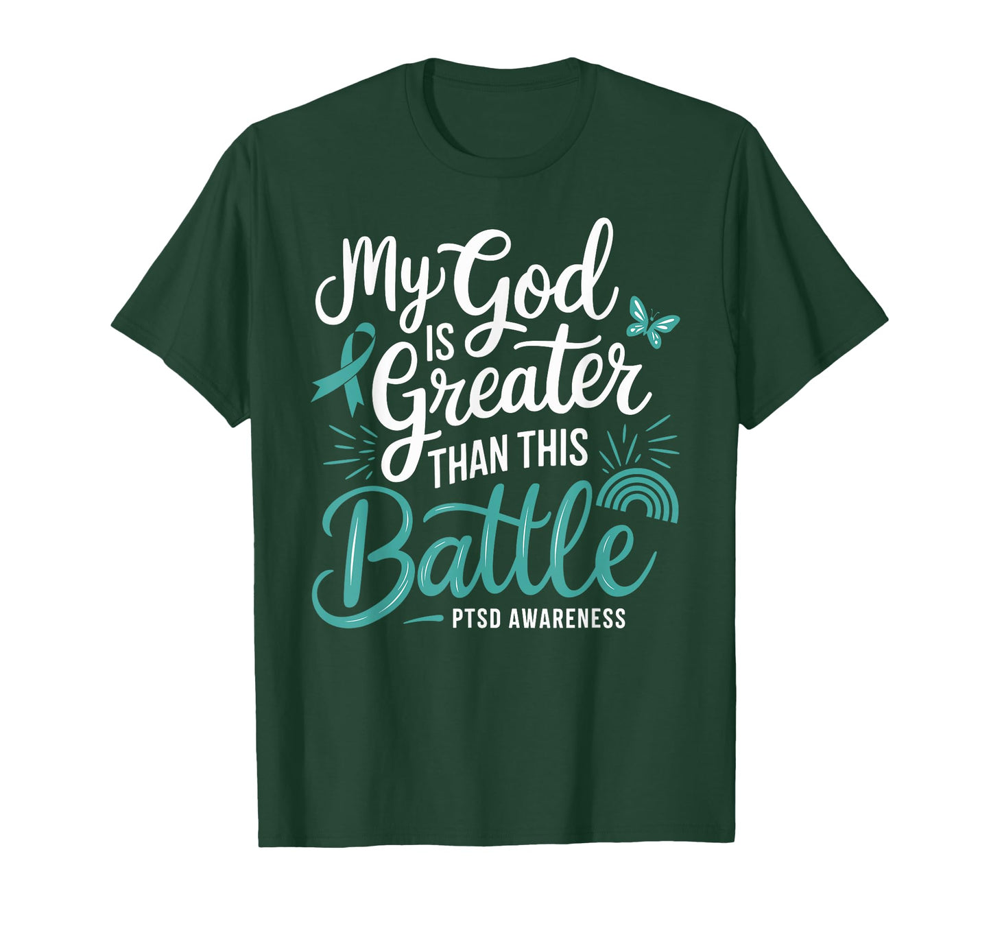 God Faith PTSD Awareness T-Shirt