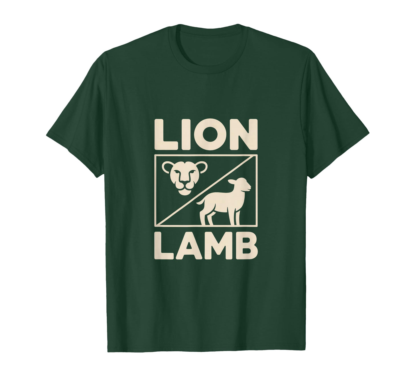 Christian Lion Lamb Jesus Lion of Judah Symbol T-Shirt
