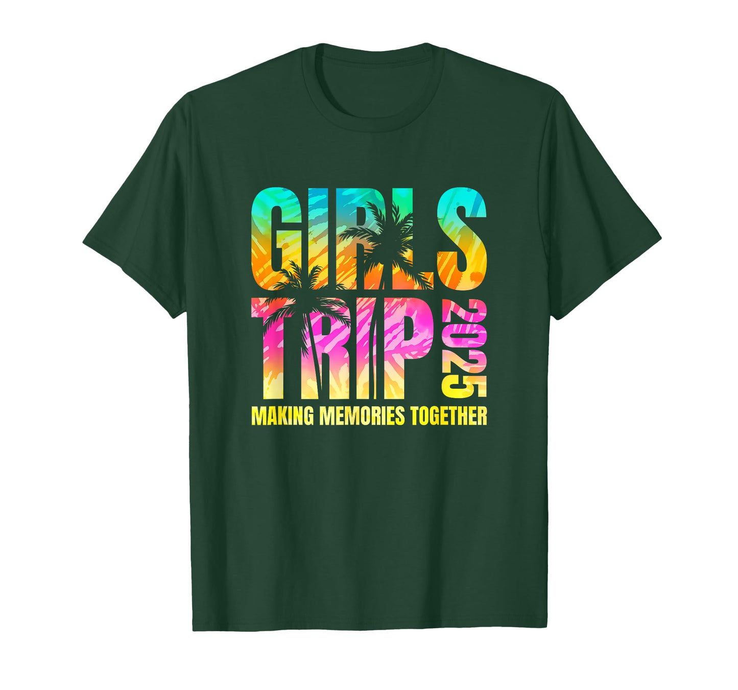 Girls Trip 2025 Vacation Weekend Matching Beach Summer T-Shirt