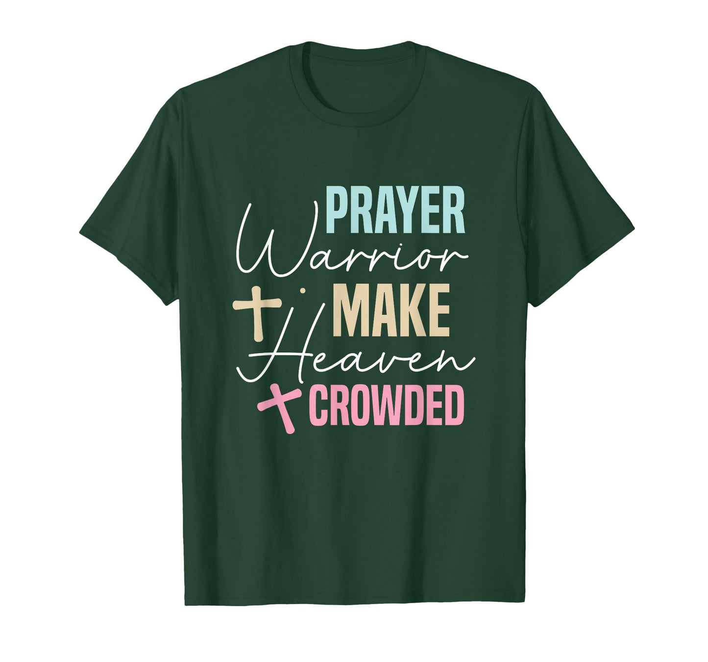 Prayer Warrior Christian Faith Jesus Cross Bible Shirt T-Shirt