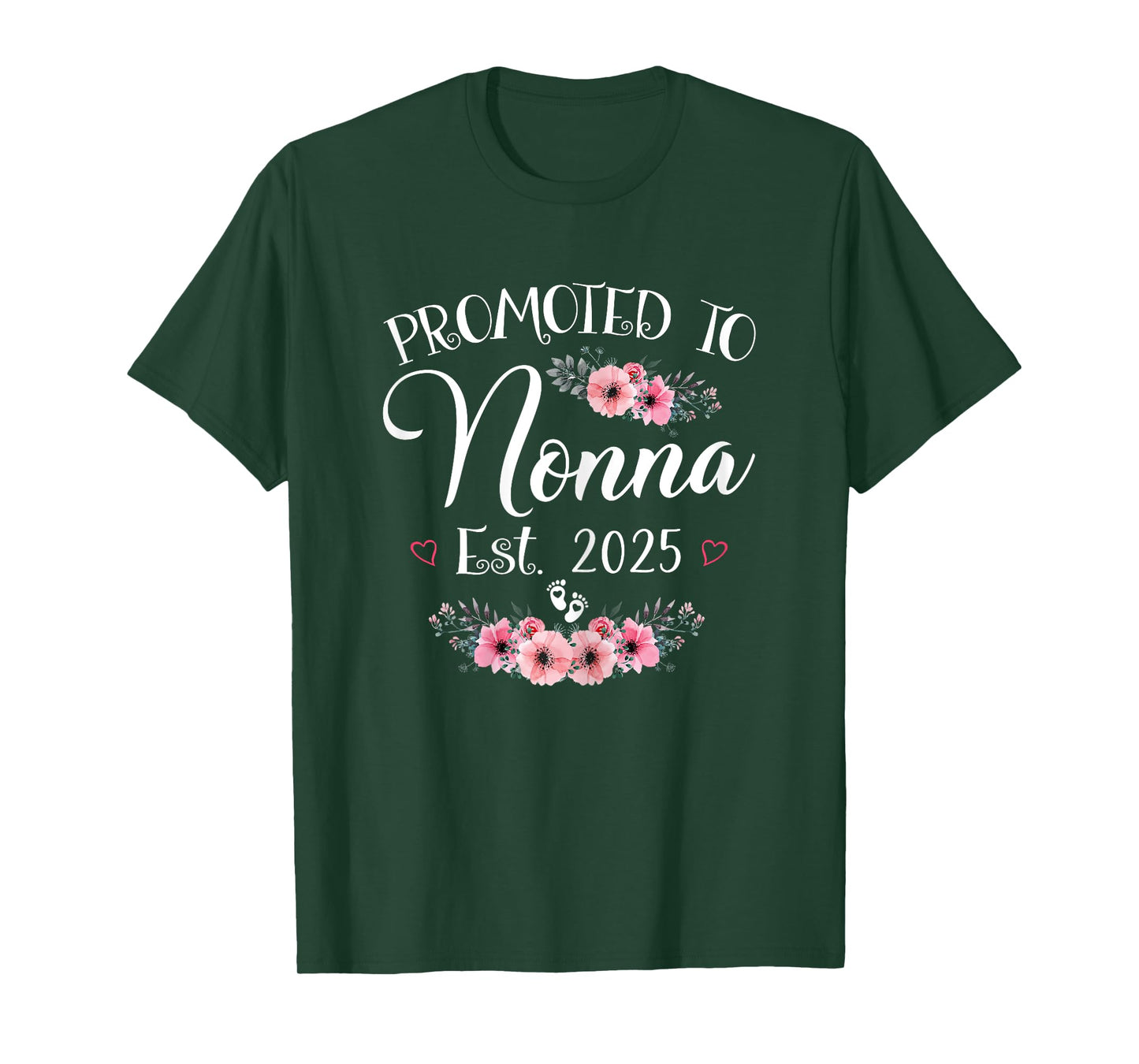 Promoted To Nonna 2025 Mother's Day Soon To Be Mom Pregnancy T-Shirt