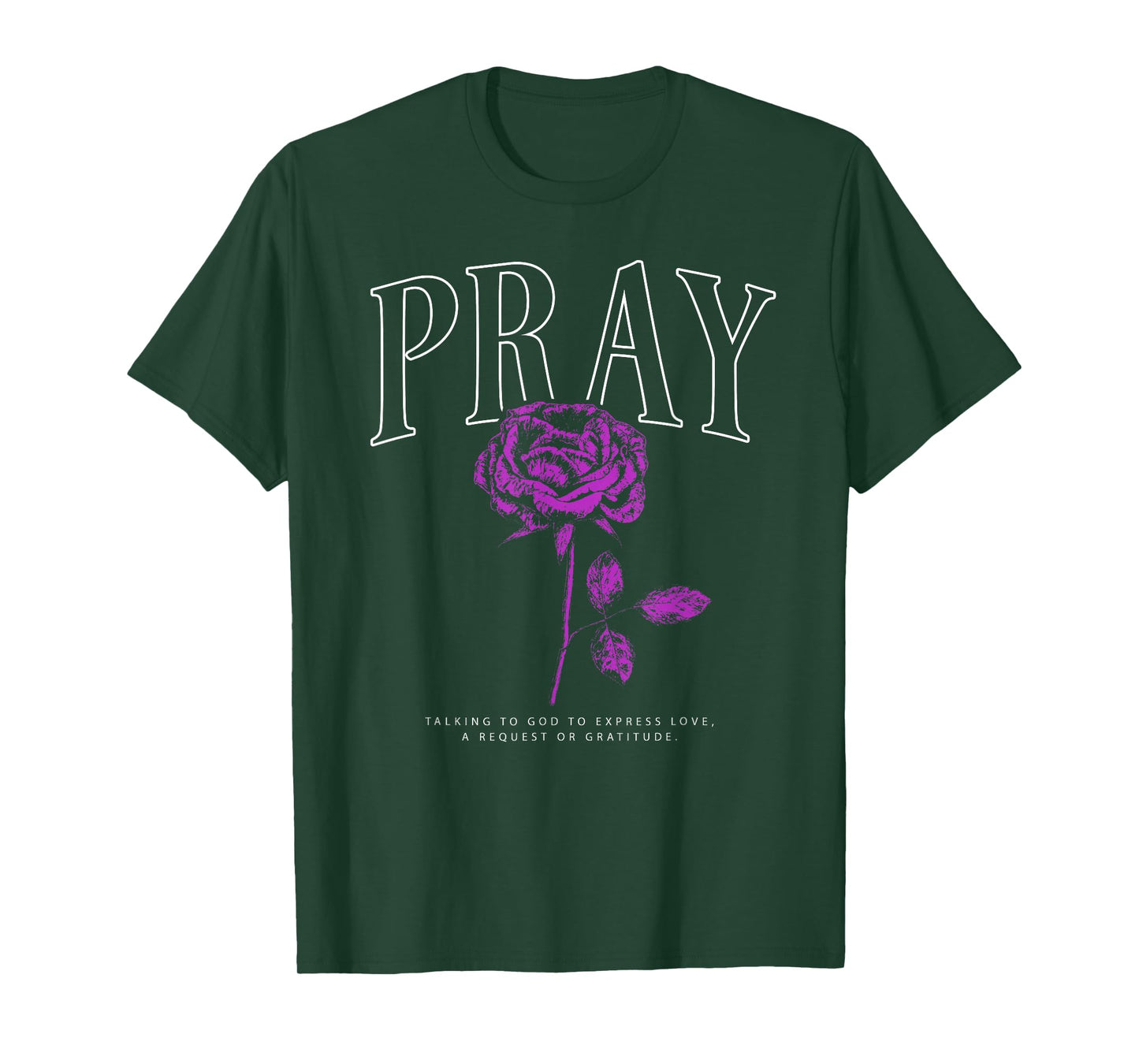 Catholic Y2K Graphic Tee Faith Streetwear Pray T-Shirt