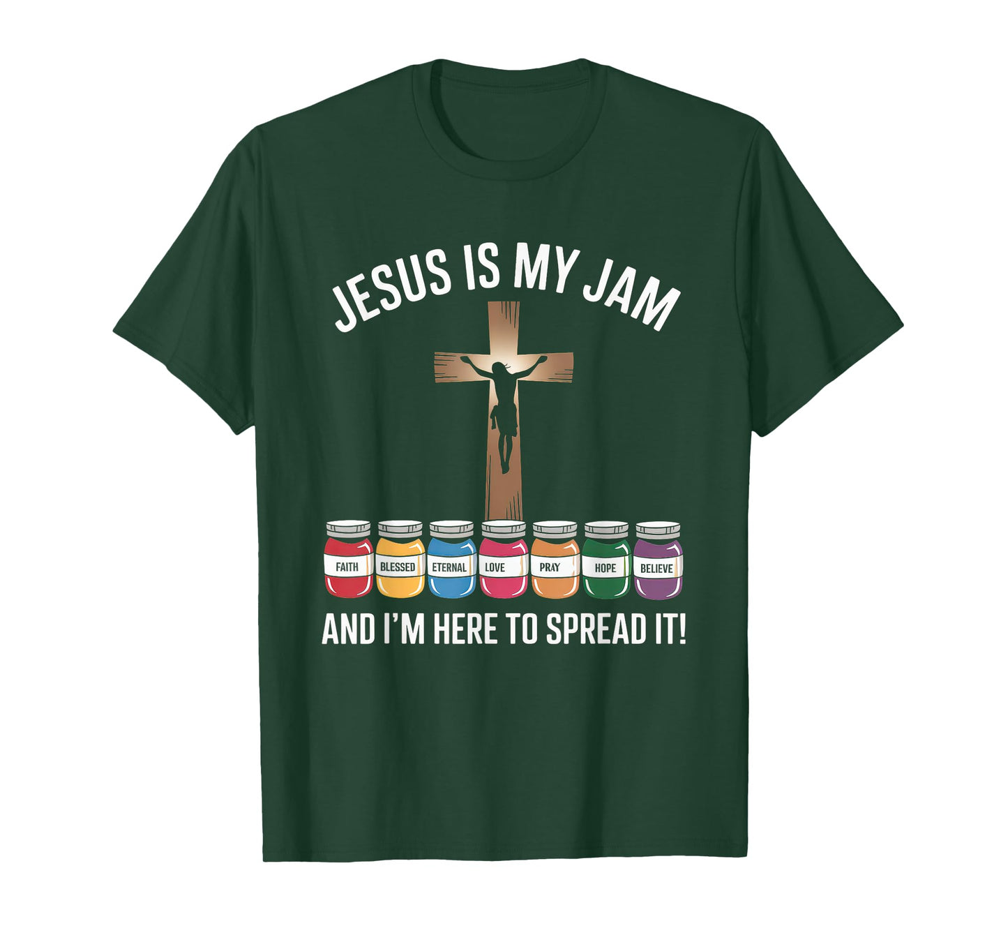 Jesus is My Jam Tshirt Men Women Christian Bible Verse T-Shirt
