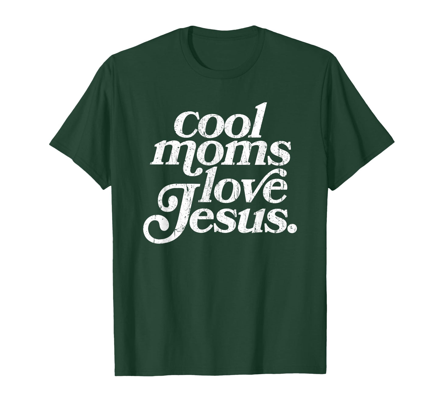 Cool Moms Love Jesus, Christian Mom, Religious T-Shirt