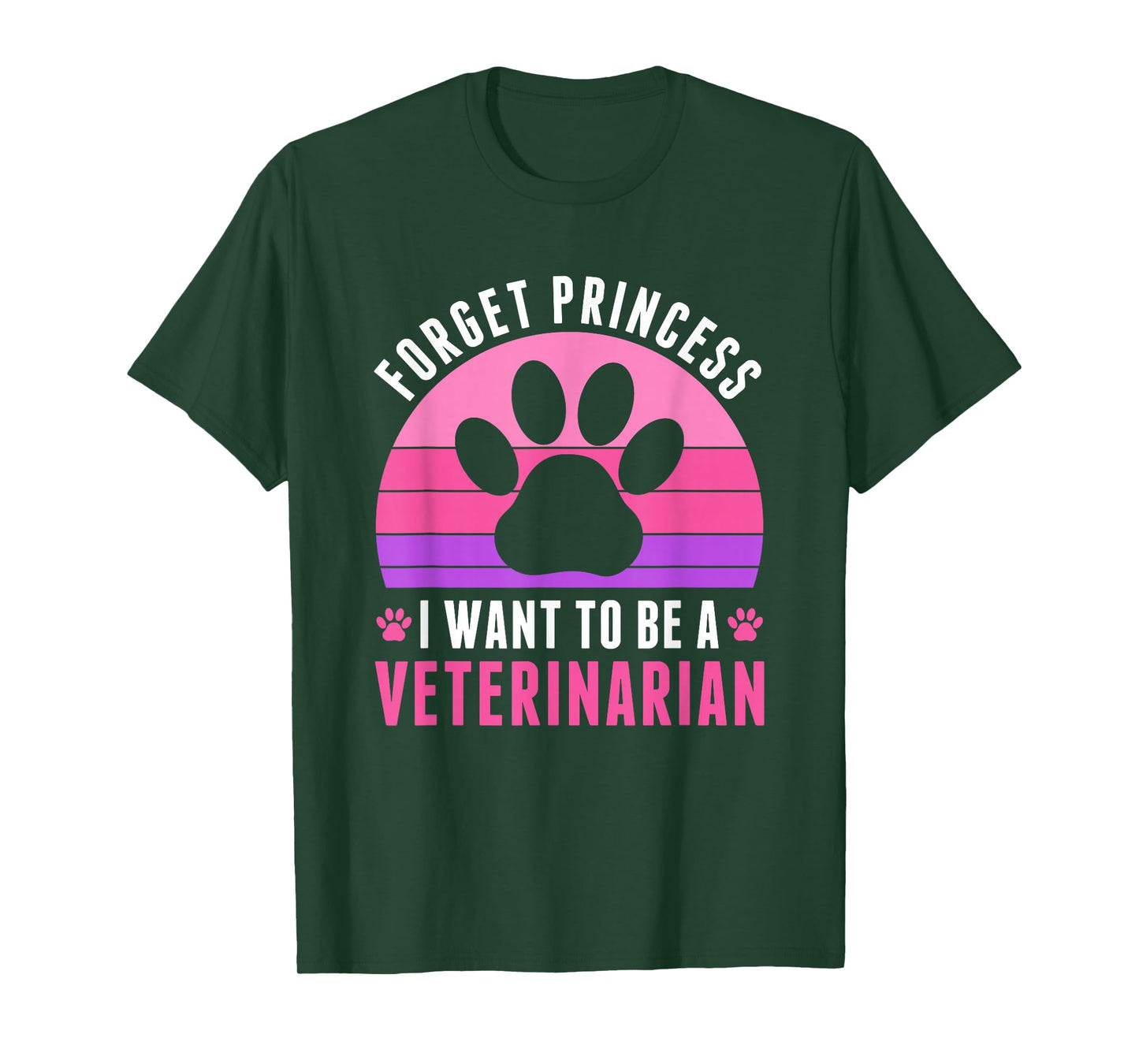I Want To Be a Veterinarian Future Veterinarian Girls Women T-Shirt