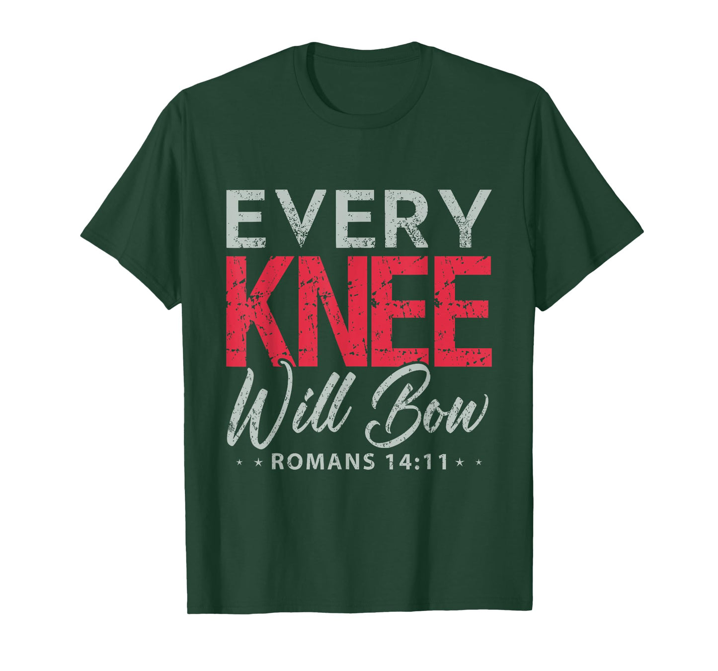 Every Knee Will Bow Shirt Bible Verse Shirts For Women Men T-Shirt